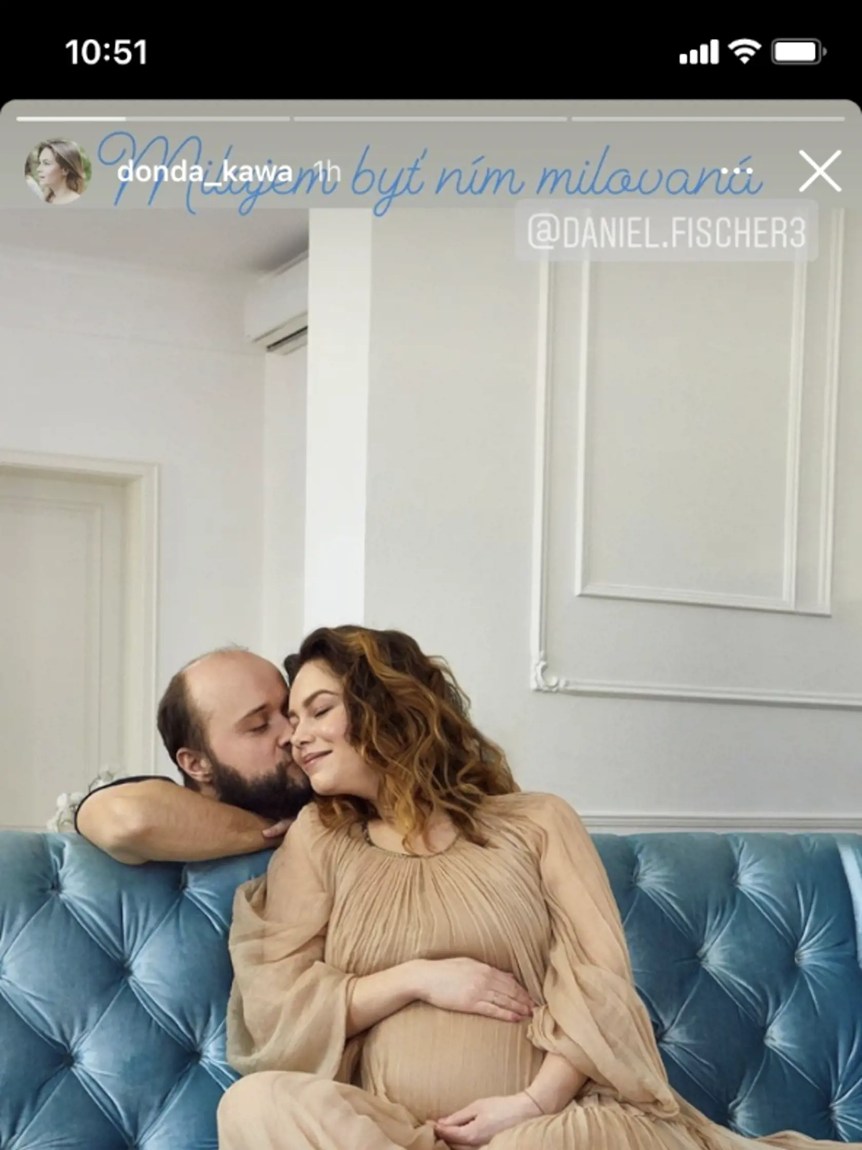 Dominika Kavaschová si dala s priateľom urobiť krásne tehotenské fotky.