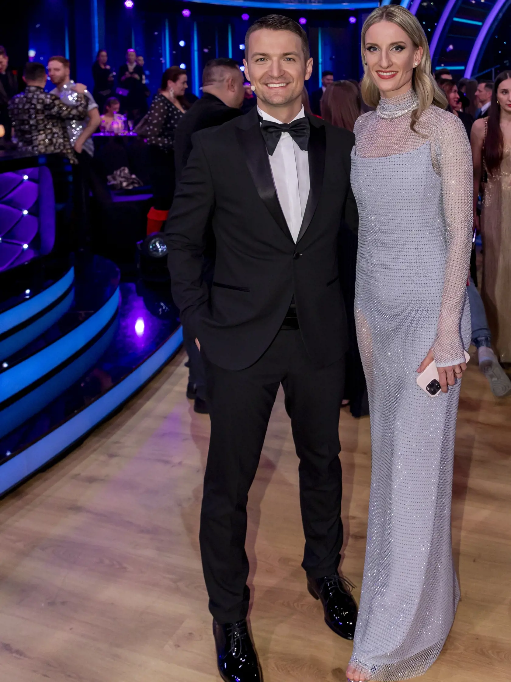 Premiéra tanečnej súťaže Let's Dance 2024. Na snímke je Viktor Vincze a Adela Vinczeová. 