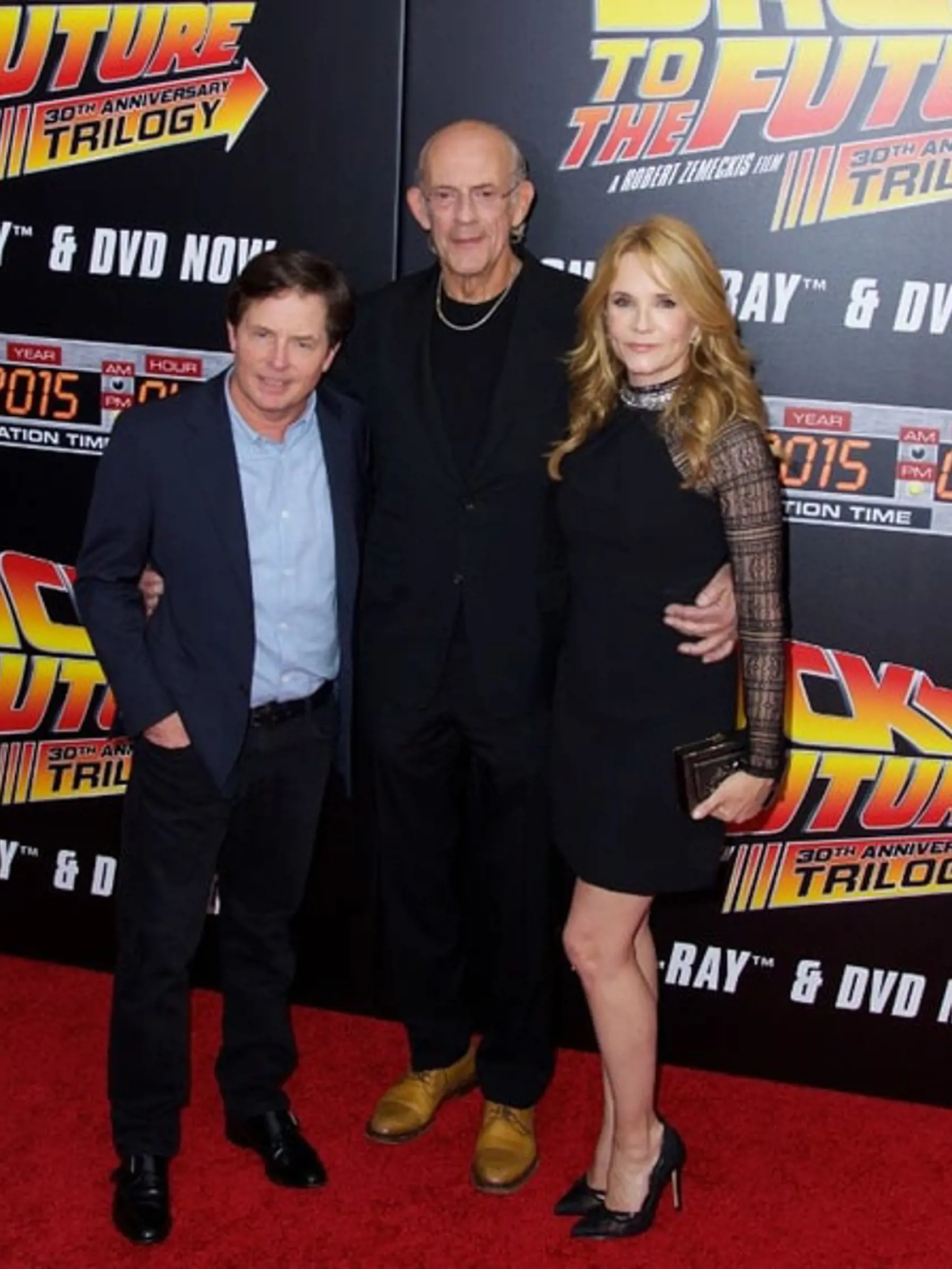 Michael J. Fox, Christopher Lloyd a Lea Thompson.