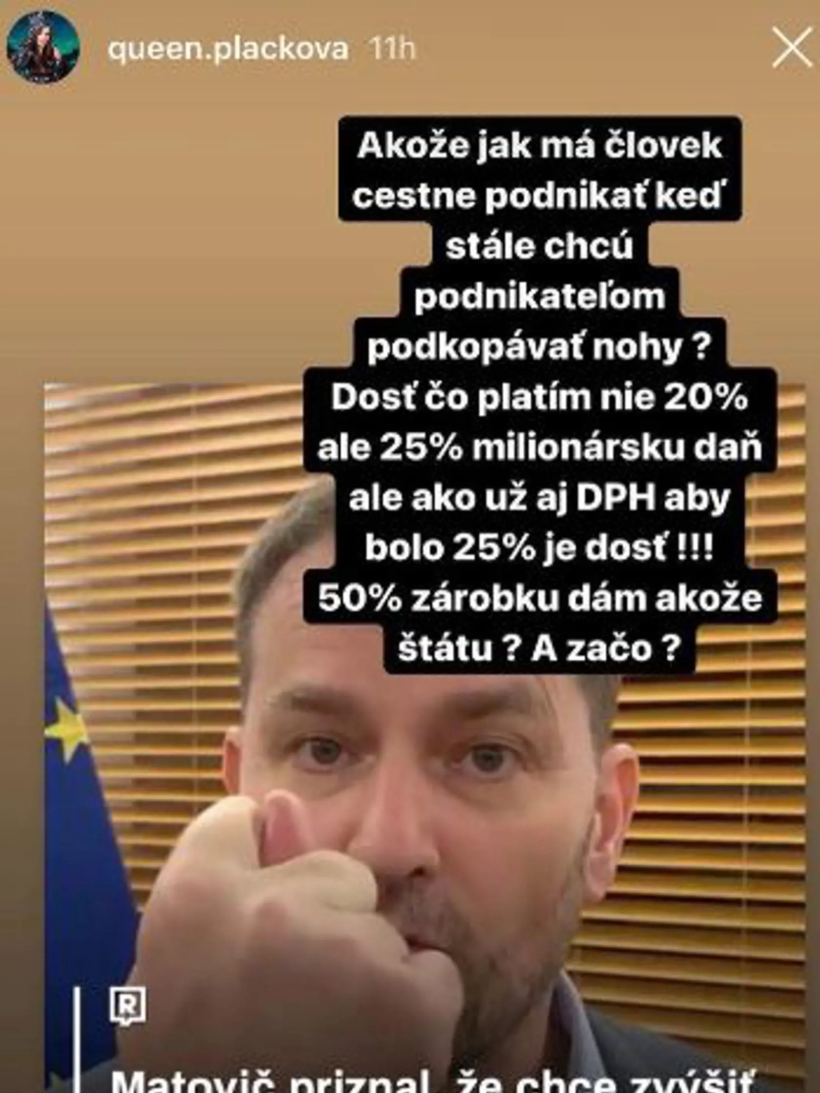 Zuzana Plačková sa vyjadrila k  aktivitám Igora Matoviča.