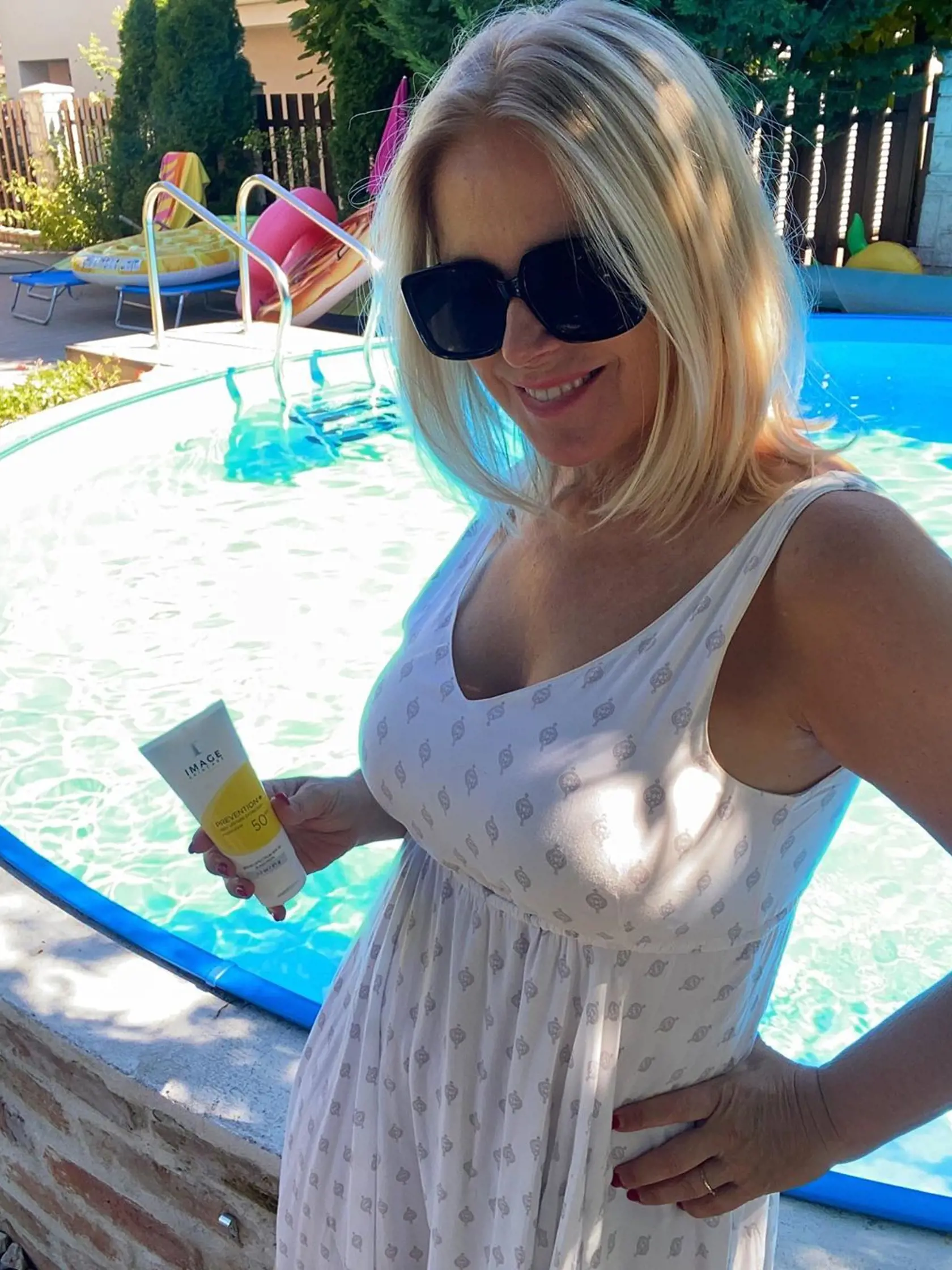 Zuzana Vačková na slnko nevyjde bez opaľovacieho krému.