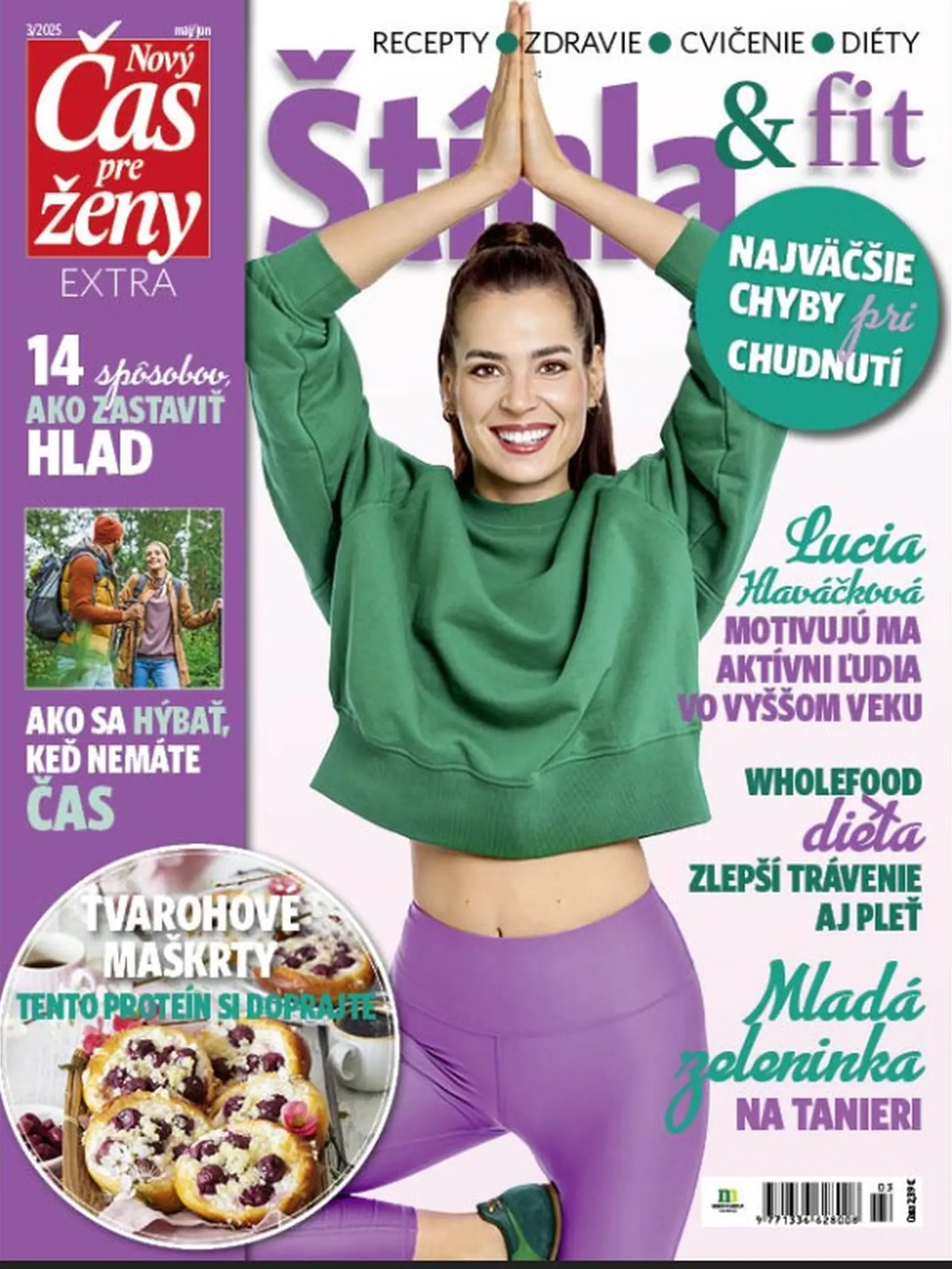 Lucia Hlaváčková aktuálne hviezdi na titulke magazínu Štíhla a fit 03/2025. Práve v predaji!