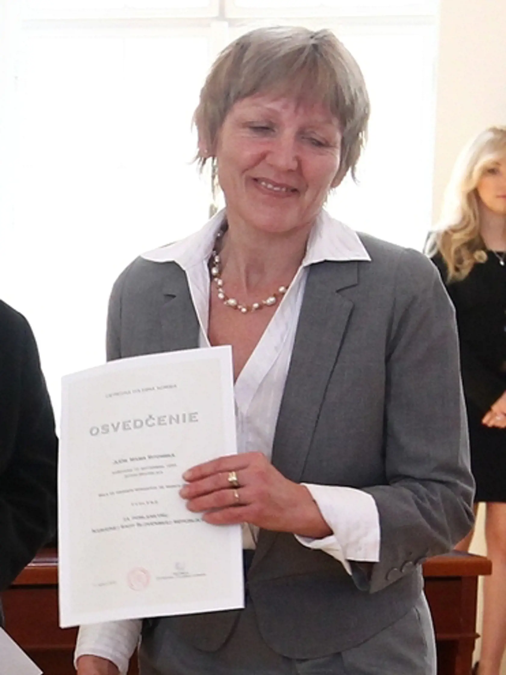 Exposlankyňa Mária Ritomská