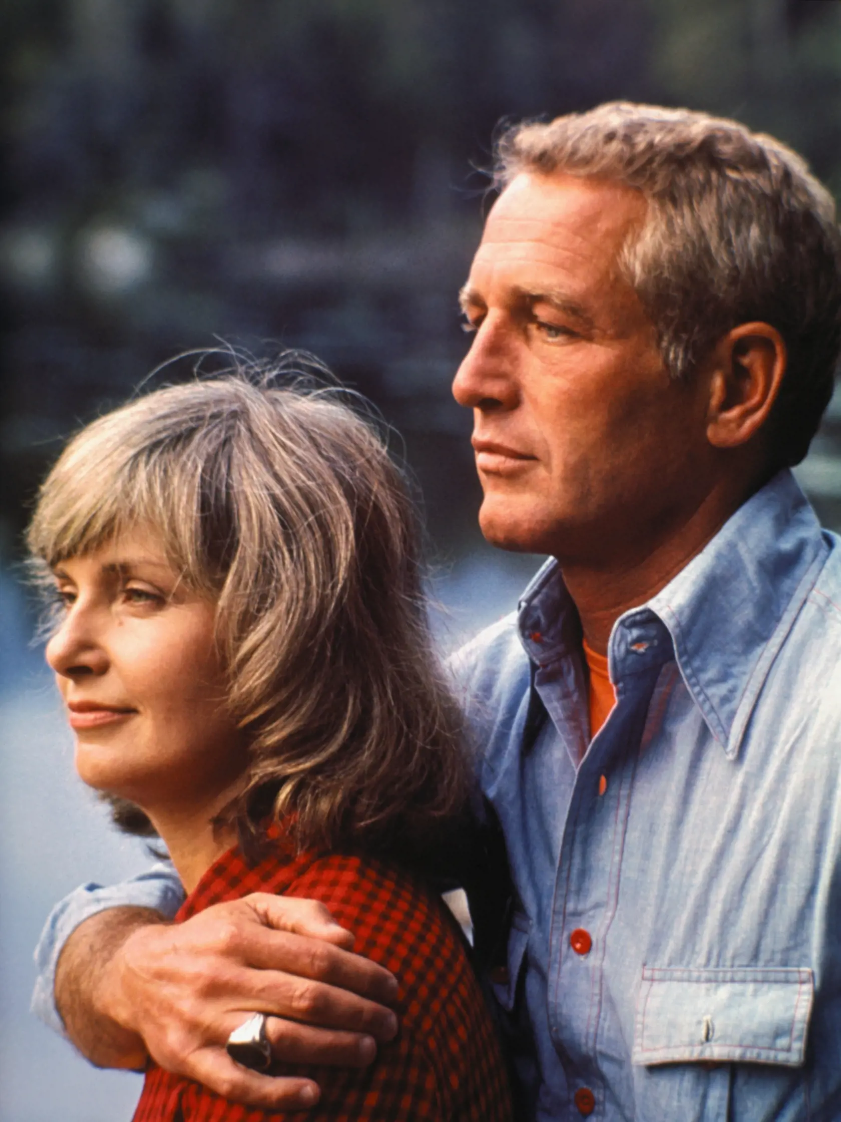 Paul Newman s manželkou Joanne Woodward, úspeśnou oscarovou herečkou.