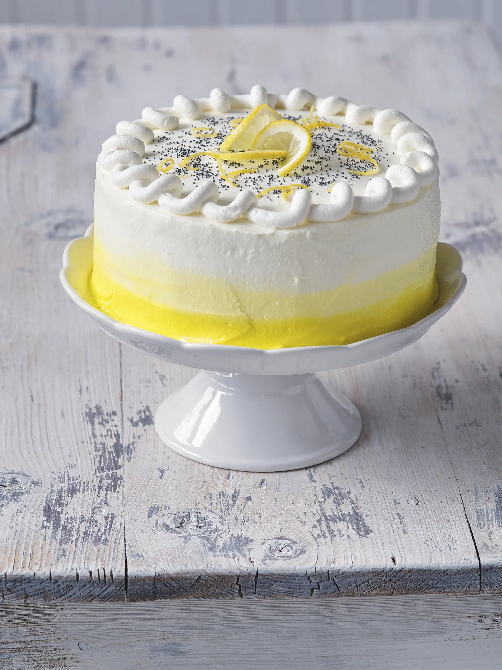 Citrónovo-maková torta