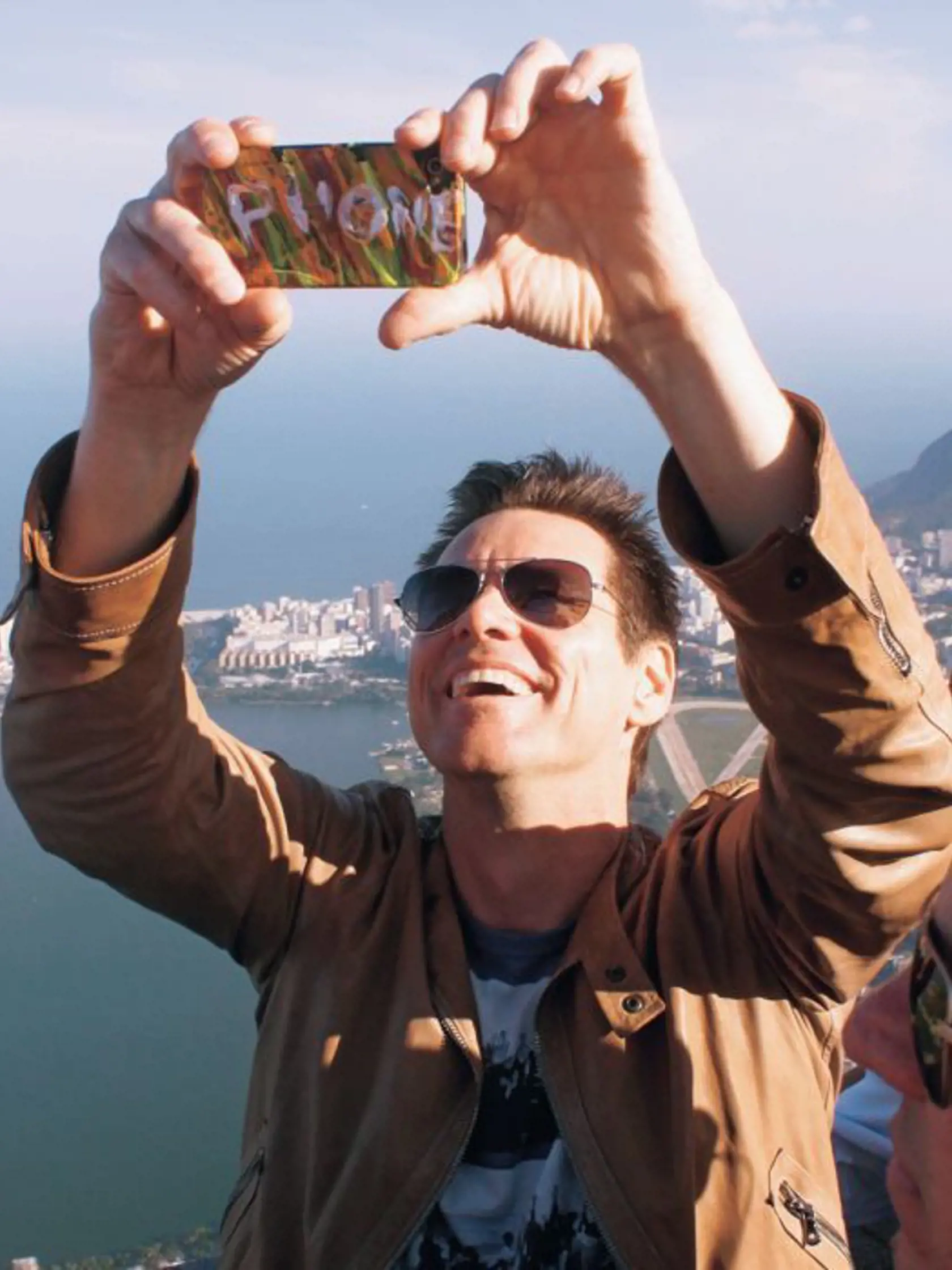 Jim Carrey navštívil Rio de Janeiro, kde si