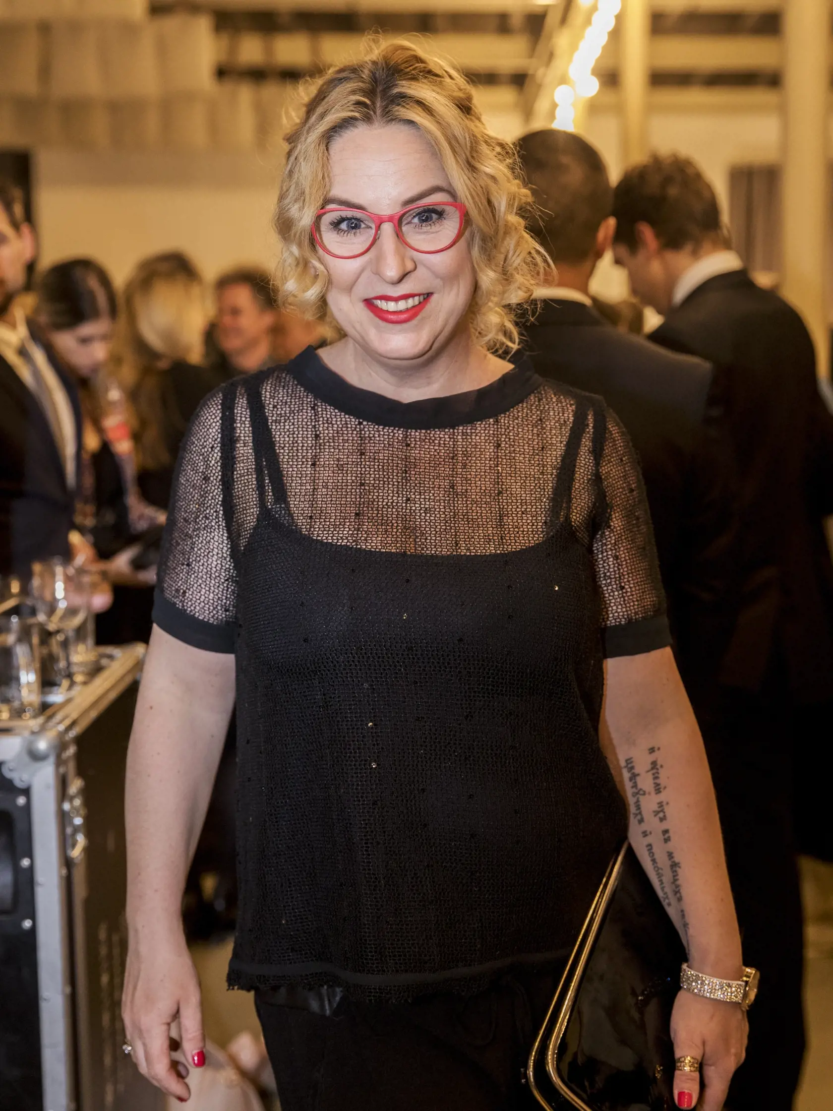 Na snimke Wanda Adamik Hrycova pocas galavacera narodnych filmovych cien Slnko v sieti.