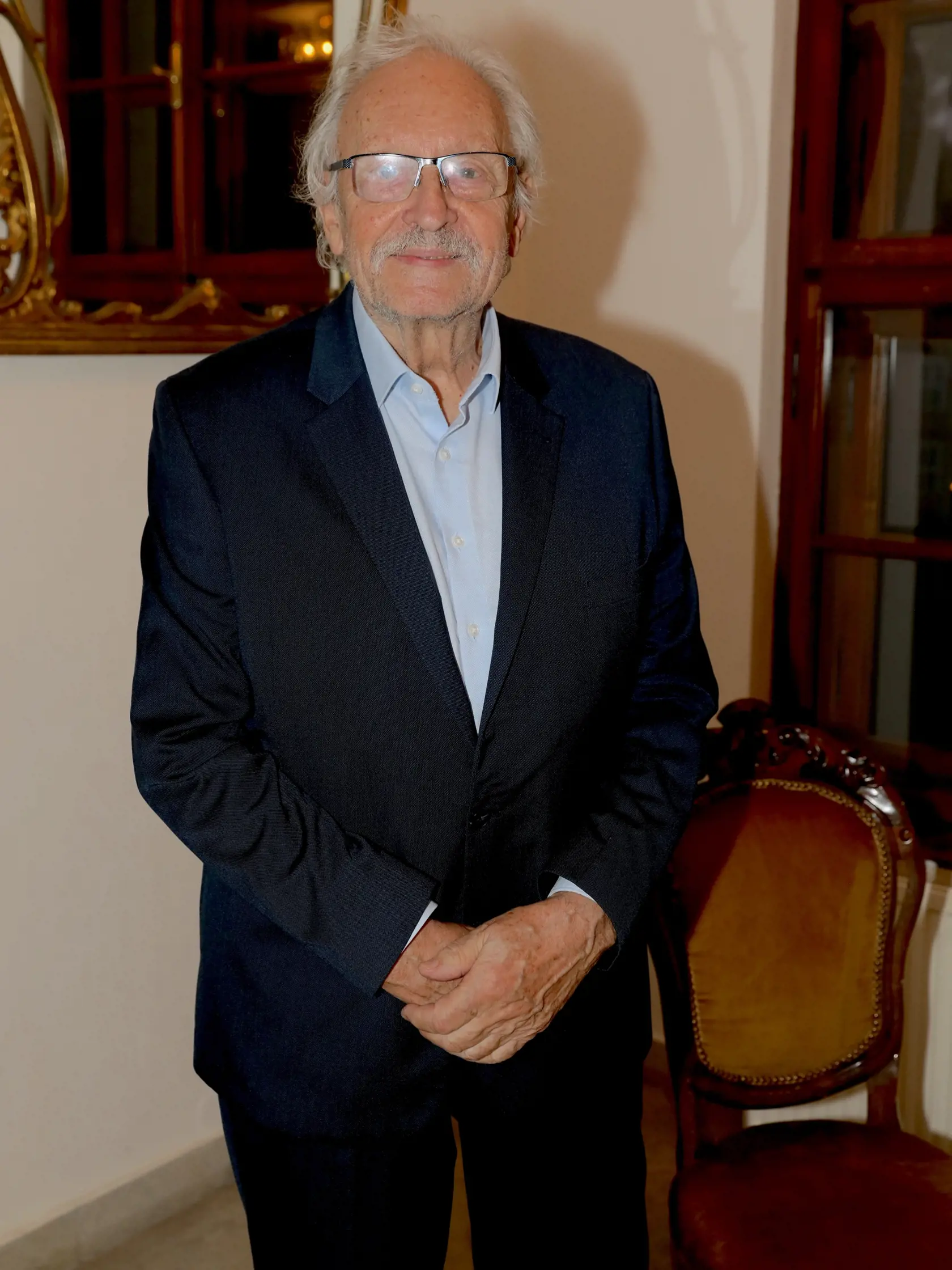 Na snímke je krst knihy Mariky Studeničovel o hercovi Gustavovi Valachovi ,, NEPOSEMEROS “.František Kovár - slovenský  herec.

