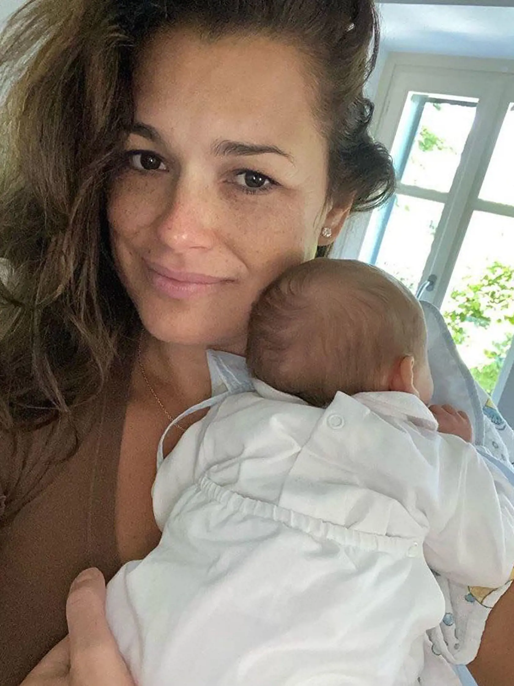 Modelka Alena Šeredová sa tiež stále fotí s dcérkou.