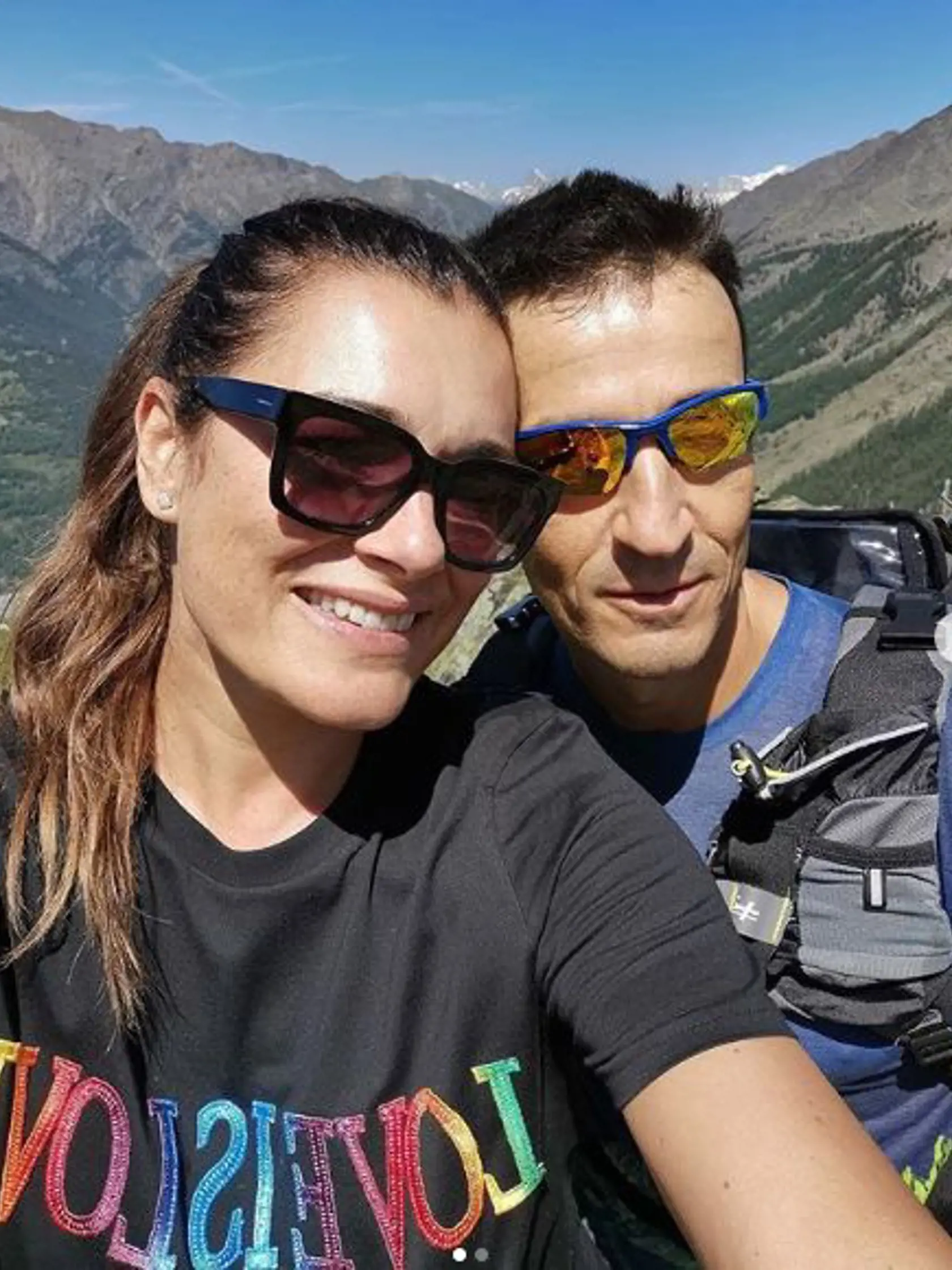 Alena Šeredová s partnerom Alessandrom Nasim.