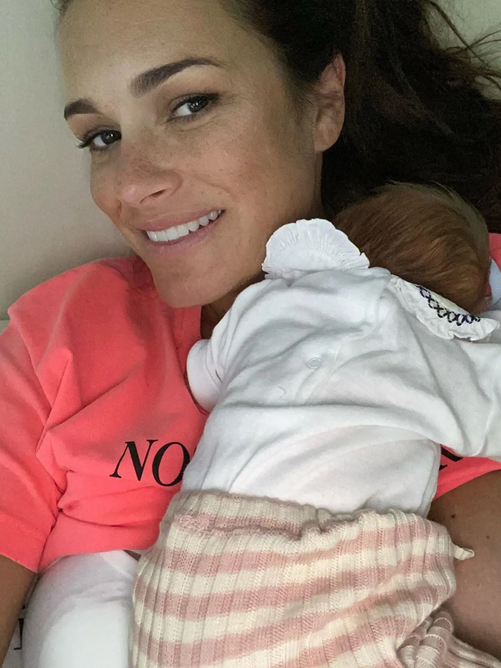 Alena Šeredová s dcérou Vivienne Charlotte.