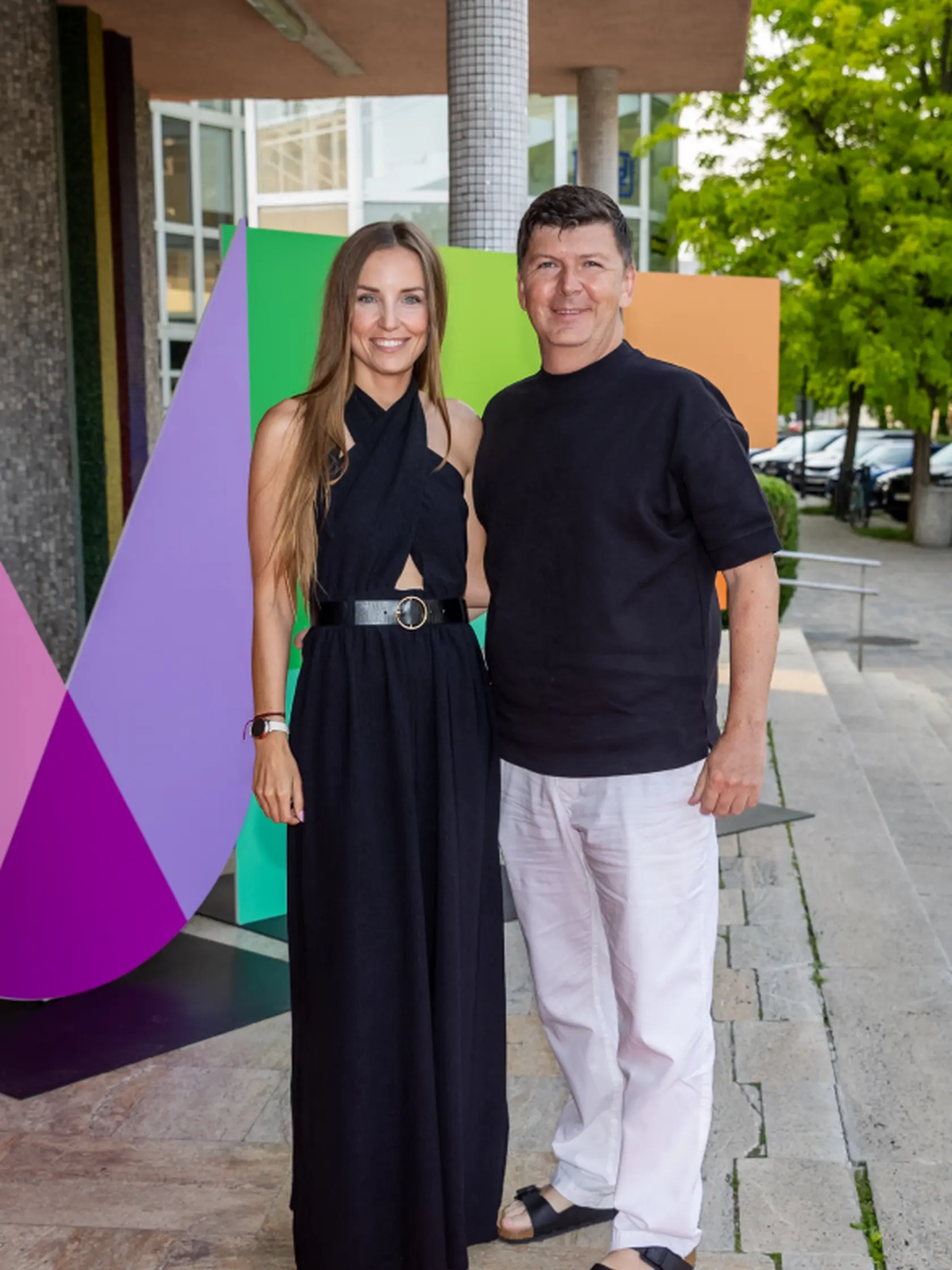 Festival June Film Fest. Na snímke Andrej Bičan so svojou láskou Michaelou.