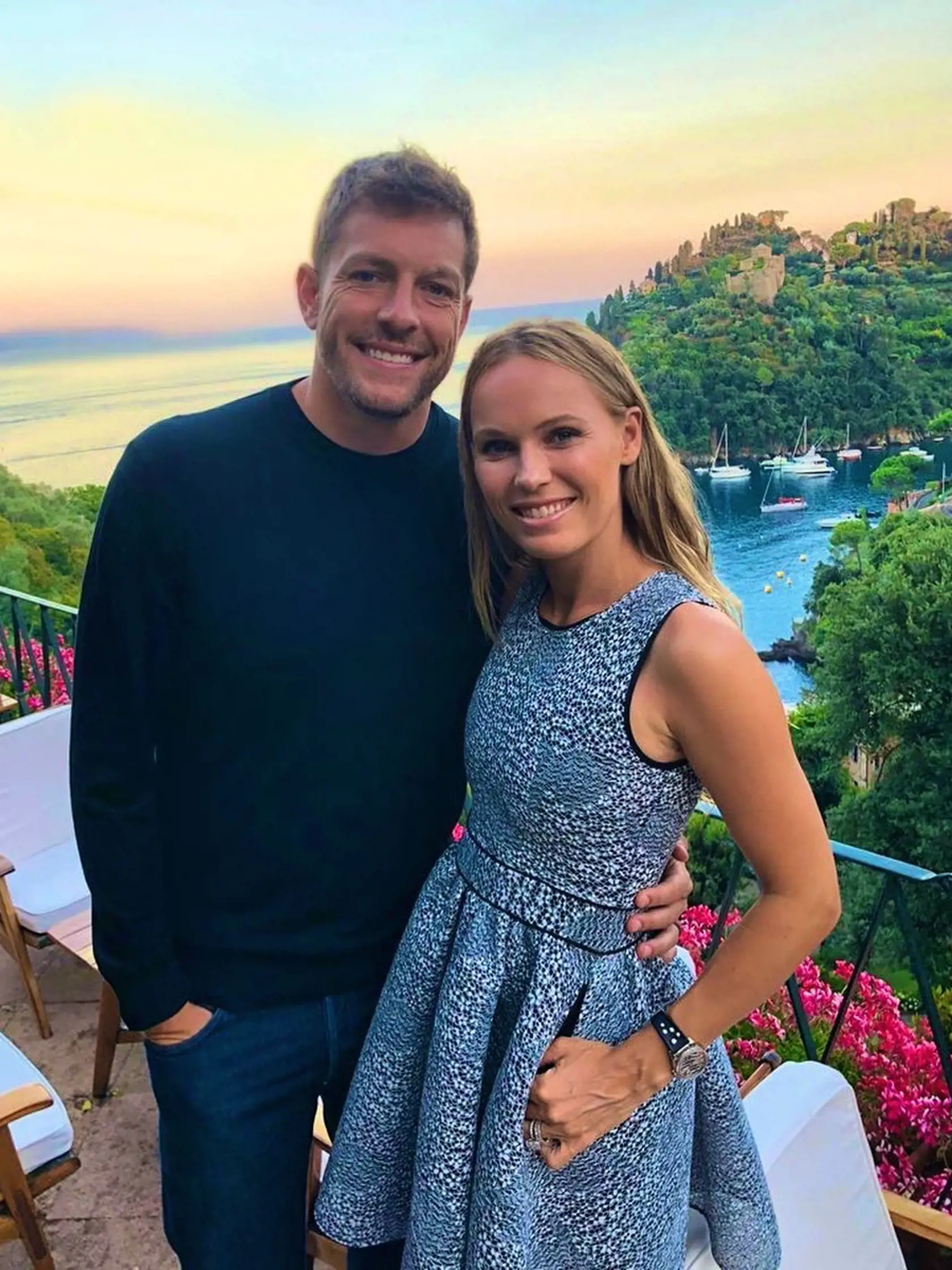 Caroline Wozniacki s manželom