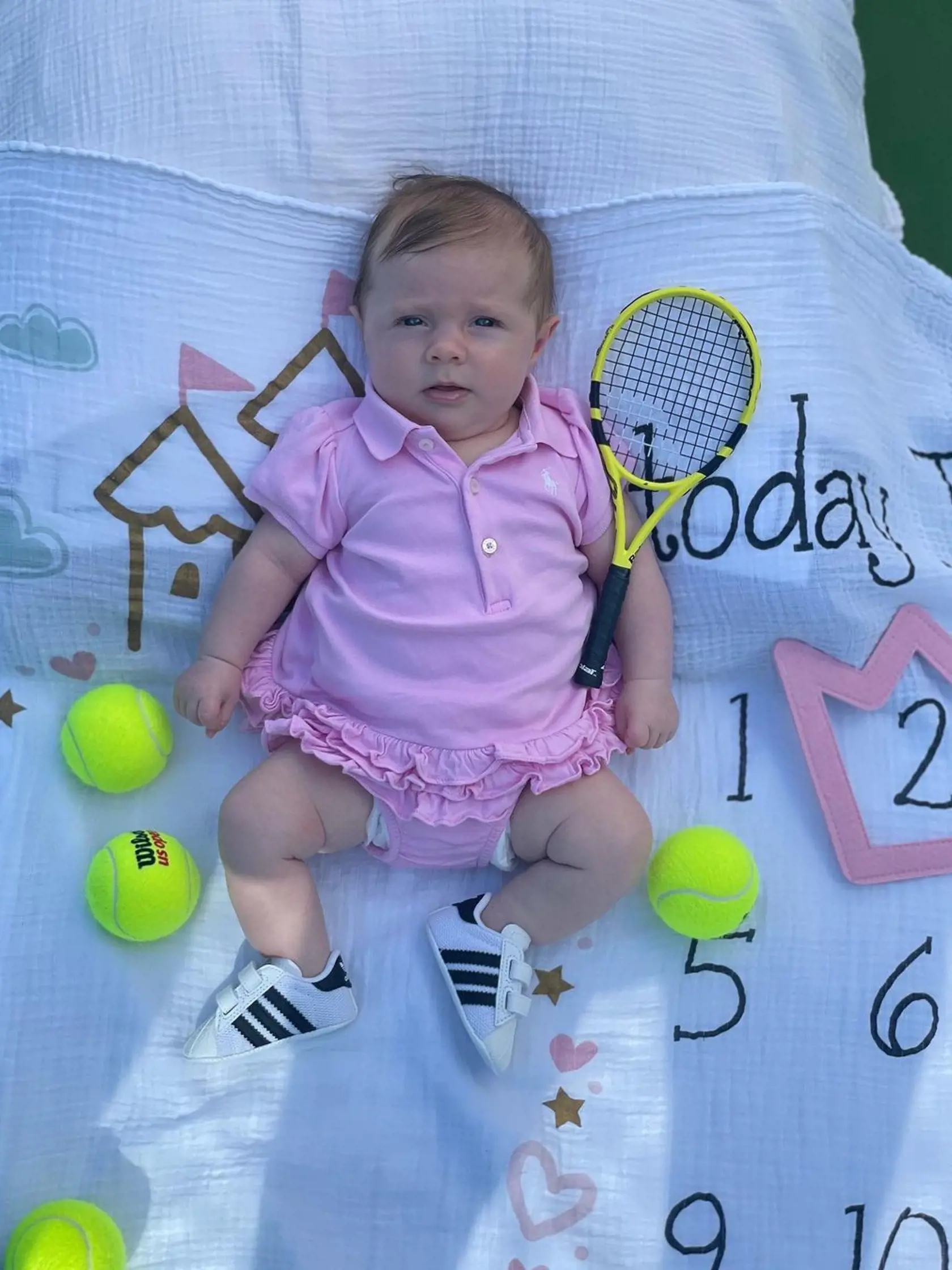 Dcérka Caroline Wozniacki, malá Olivia