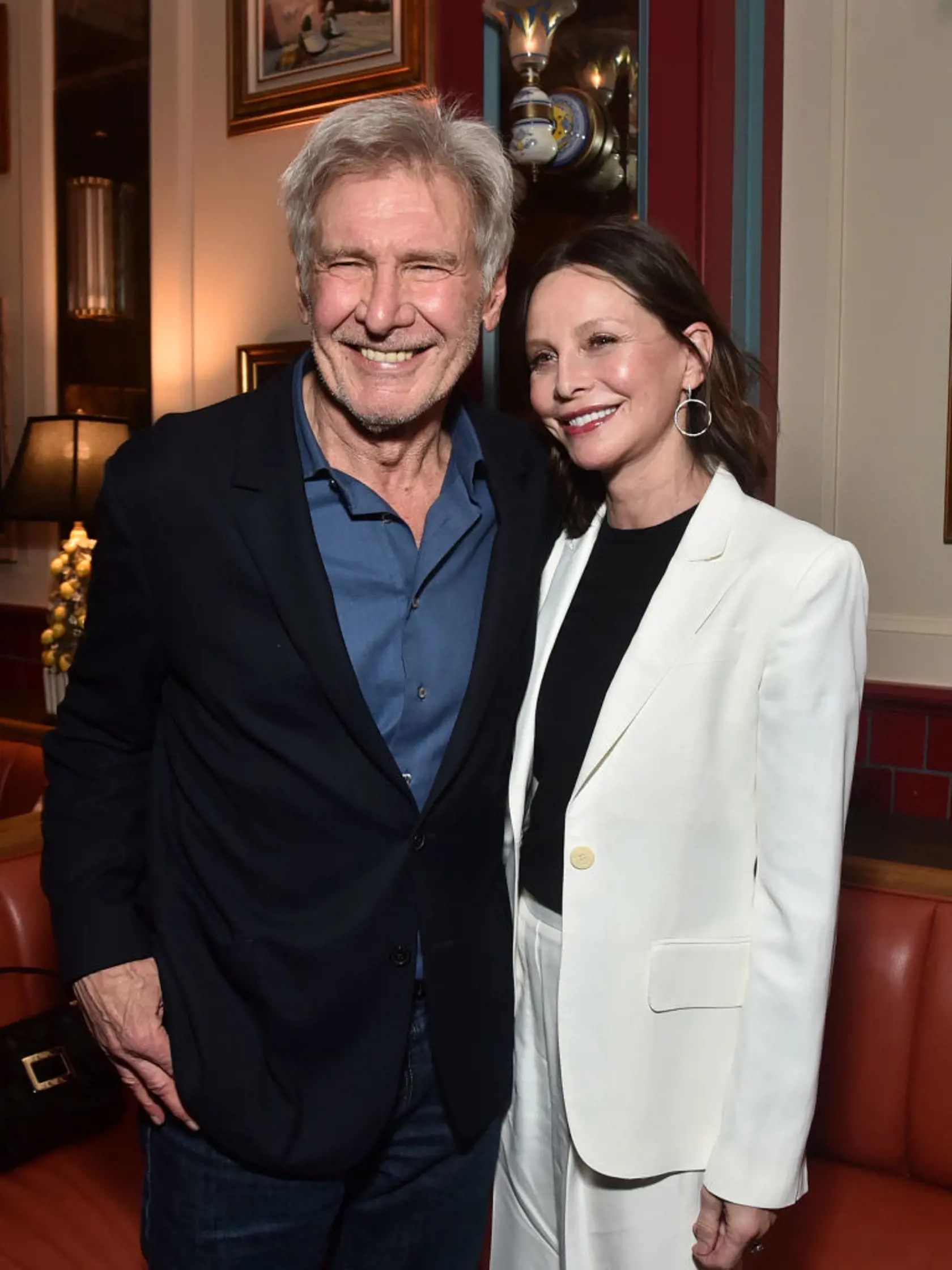 Harrison Ford a o 22 rokov mladšia Calista Flockhart: Vzali sa v roku 2010 po 8 rokoch randenia.