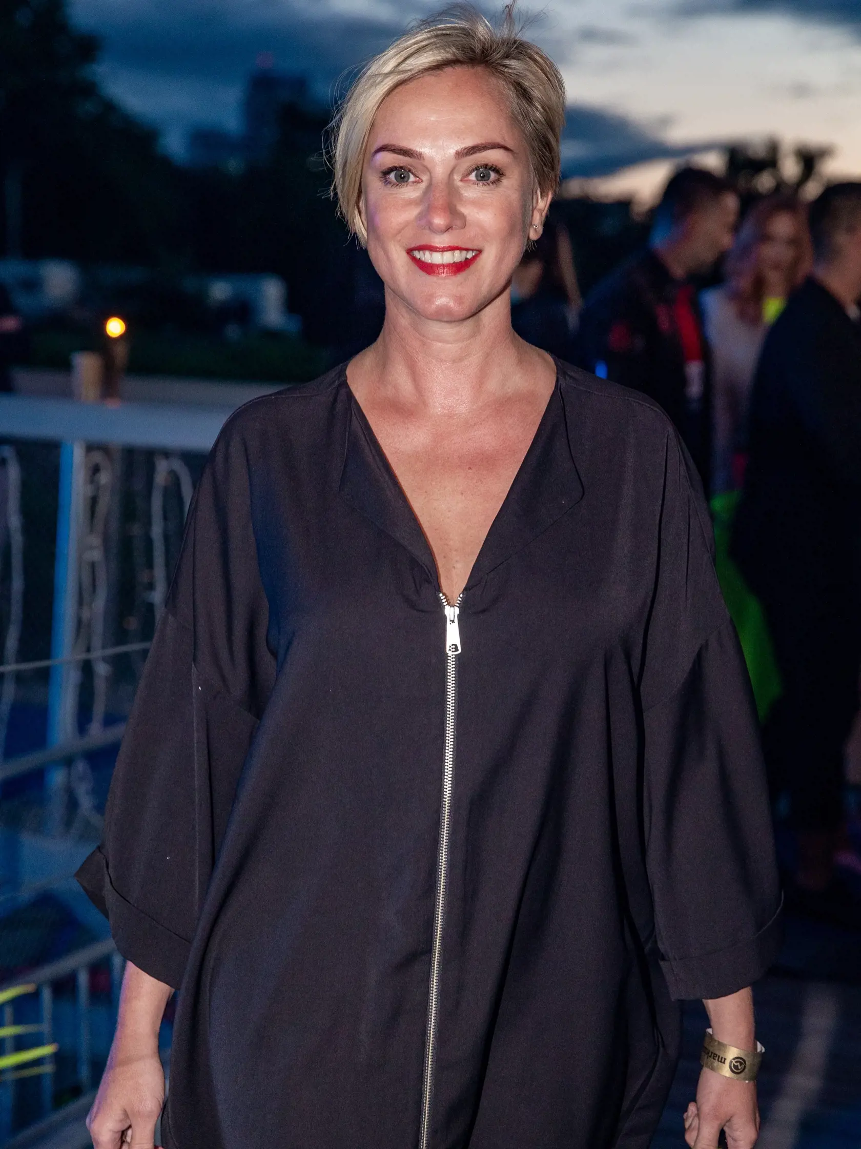 25. “ MEDIA PARTY ”  TV Markíza  sa uskutočnila na lodi Sundeck na Tyšrovom Nábreží v Bratislave. Na snímke je Monika Hilmerová. 