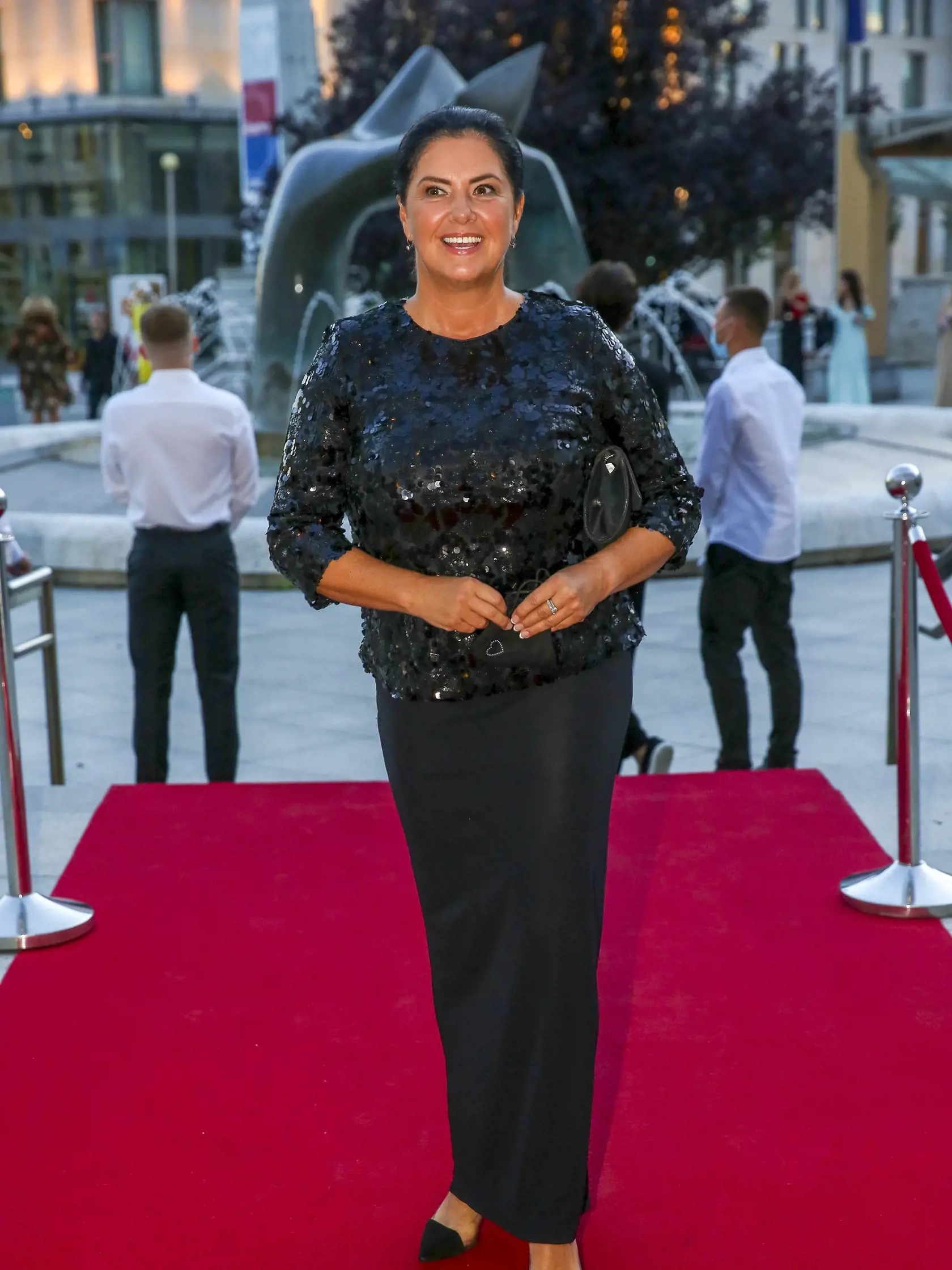 Príchody OTO 2020. 
Na snímke moderátorka Iveta Malachovská.