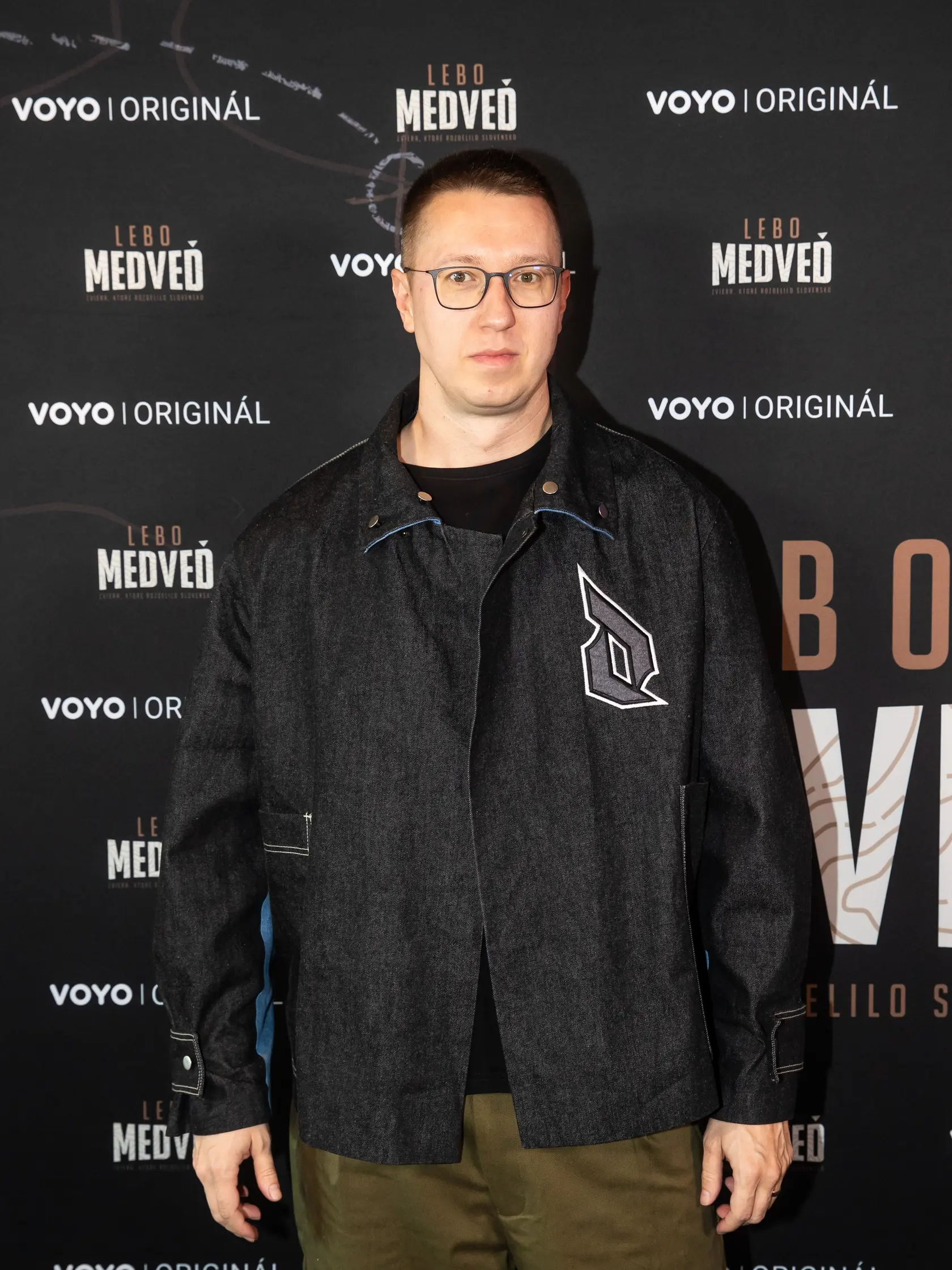 Na snímke Jakub Kroner na predstavení Slovenského dokumentárneho seriálu Lebo medveď.
