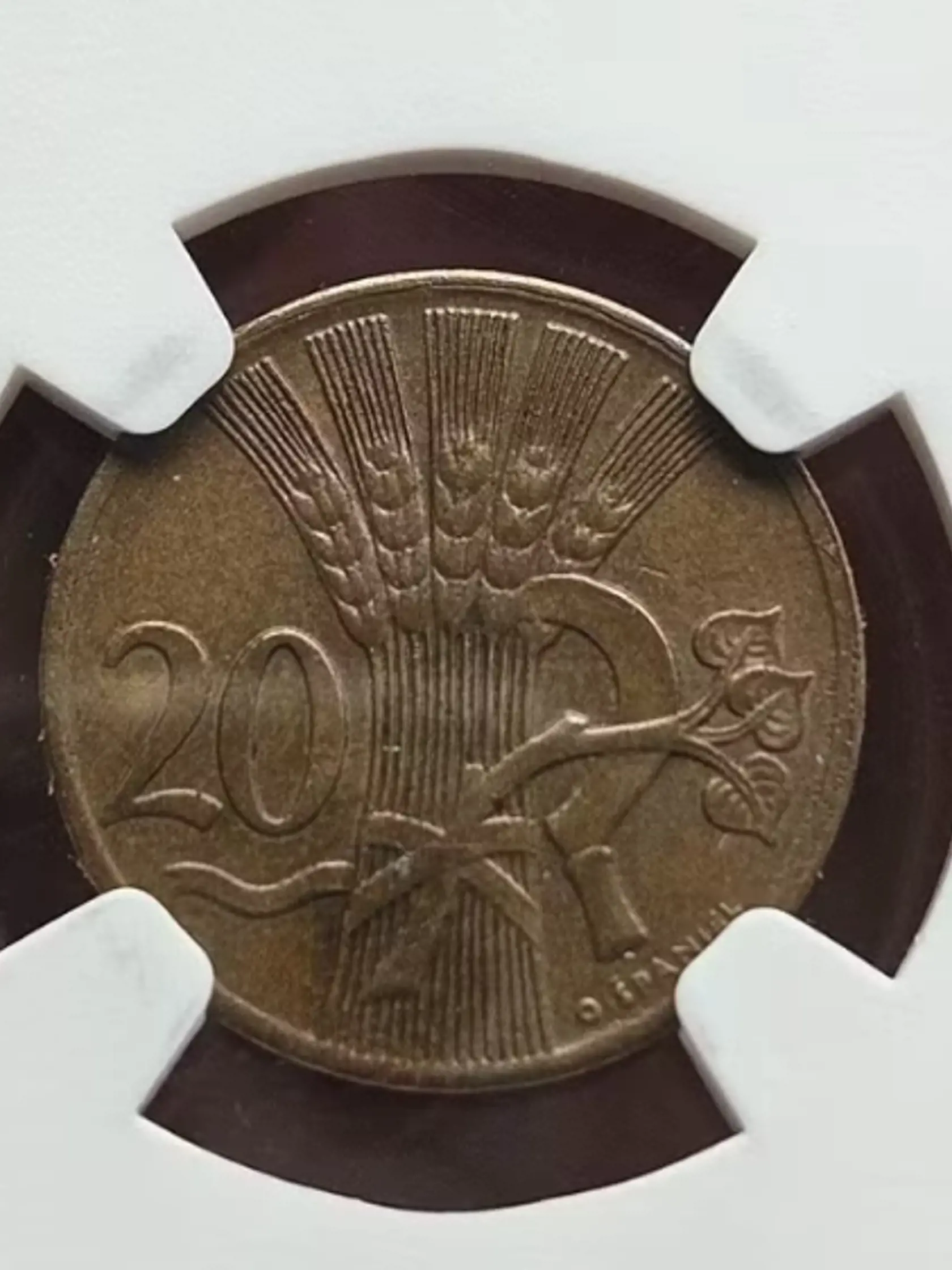 20-halier z roku 1947, cena vysoko nad 400 eur