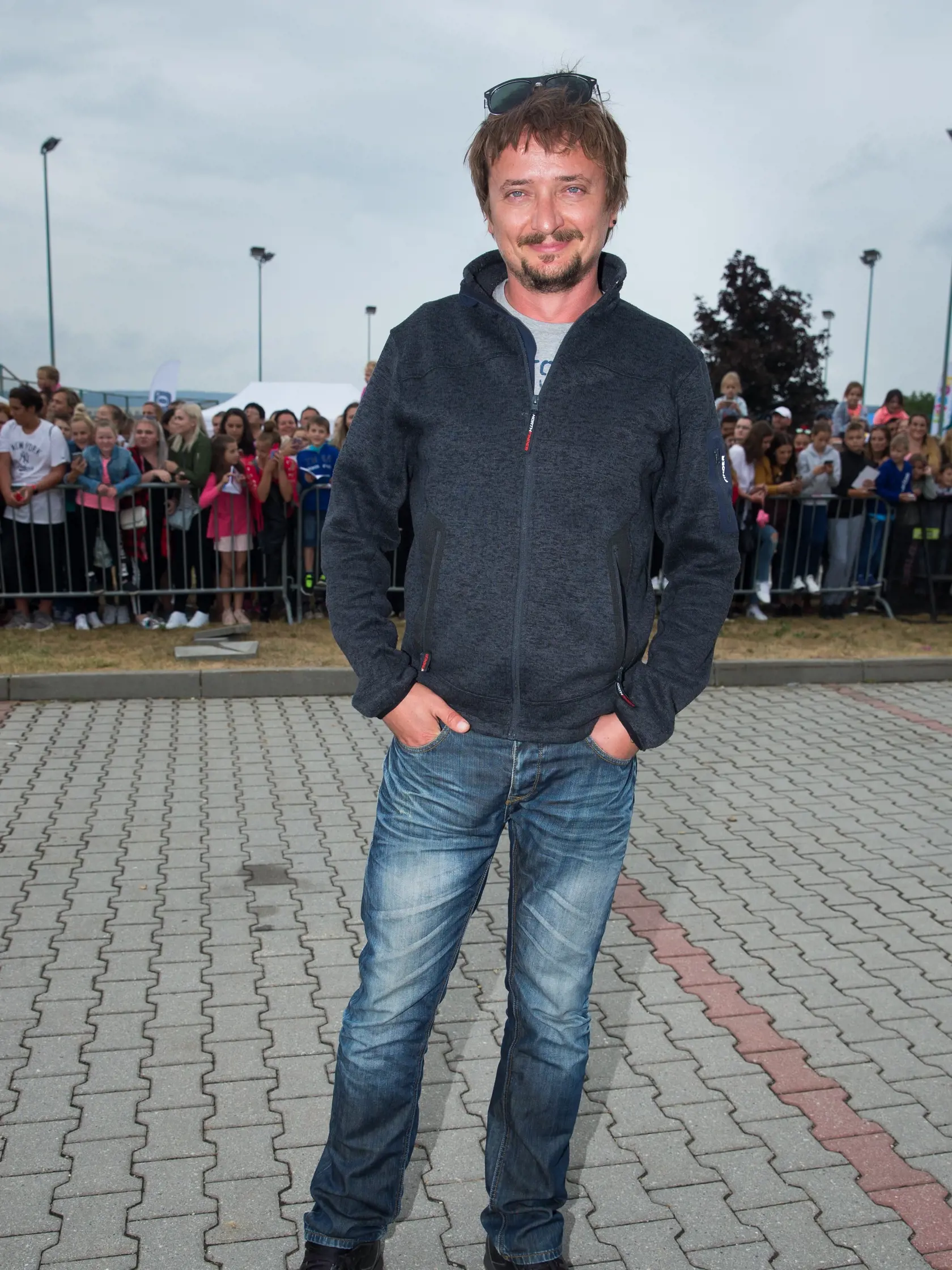 Deň otvorených dverí televízie Markíza v Záhorskej Bystrici. Na snímke Dano Heriban.