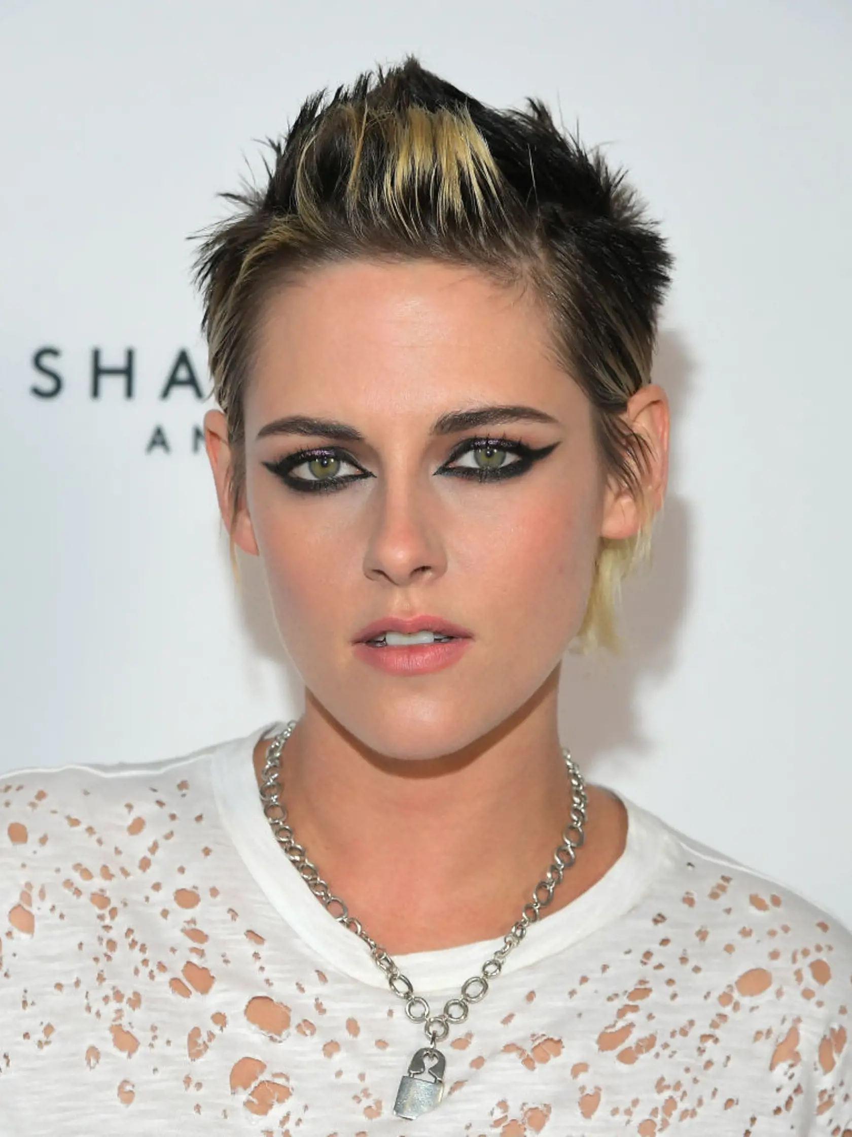 LOS ANGELES, CA - NOVEMBER 09:  Kristen Stewart at Refinery29's Shatterbox Anthology Premiere of  "COME SWIM" on November 9, 2017 in Los Angeles, California.  (Photo by Charley Gallay/Getty Images for Refinery29)