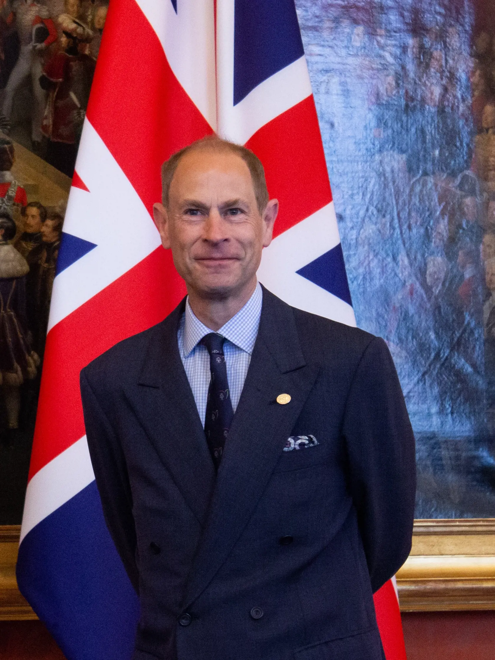 Na snímke britský princ Edward počas prijatia u českého prezidenta Petra Pavla na Pražskom hrade. Praha, 24. mája 2023. FOTO TASR - Barbora Vizváryová