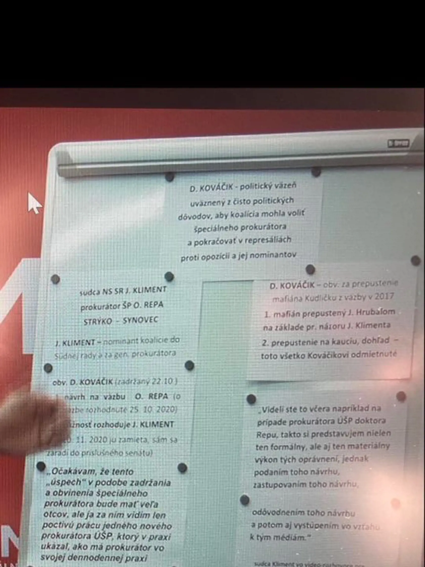 Robert Fico prezentuje postup v prípade Dušana Kováčika