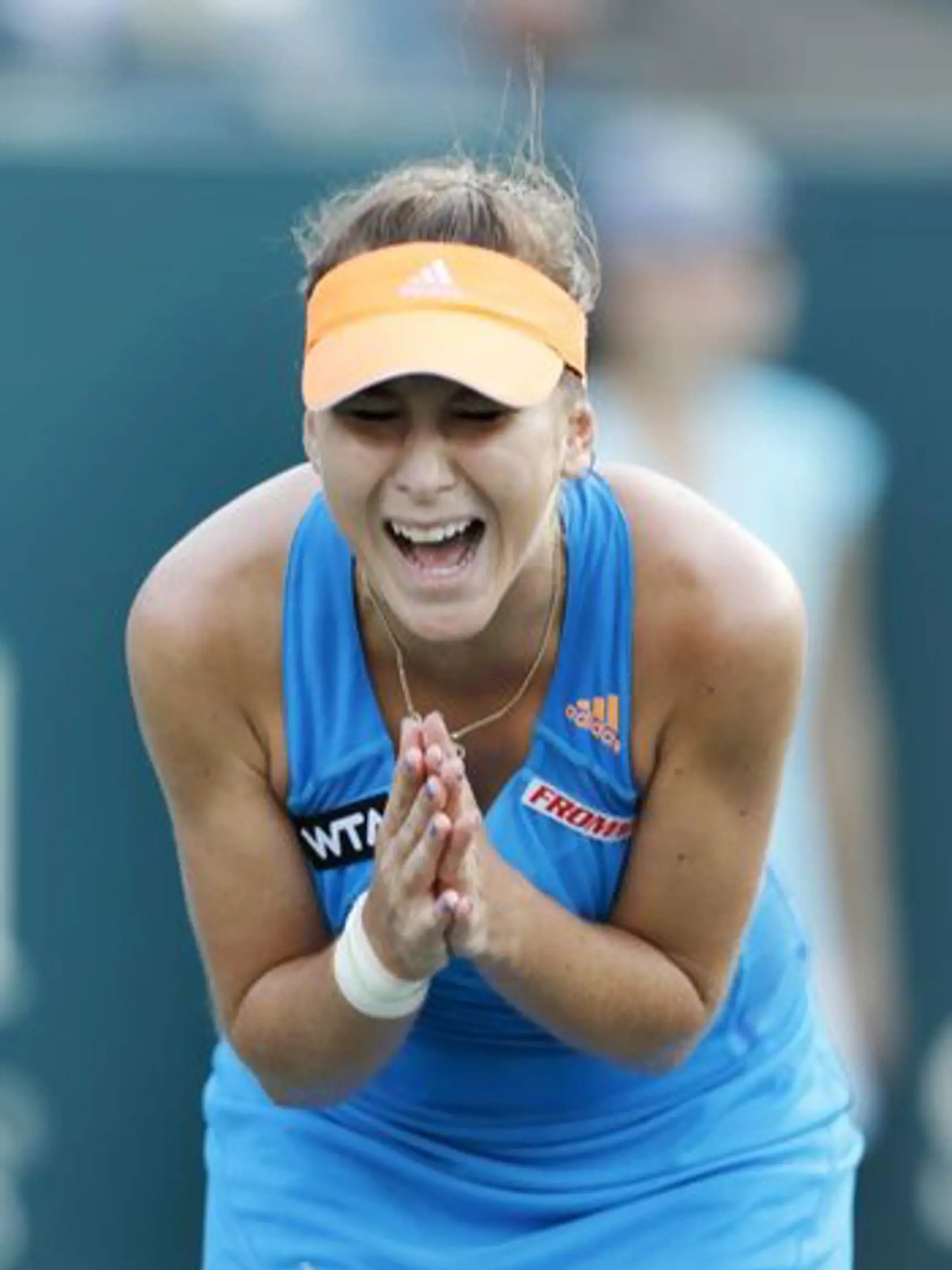 Belinda Bencicová bola zúfalá z priebehu zápasu.