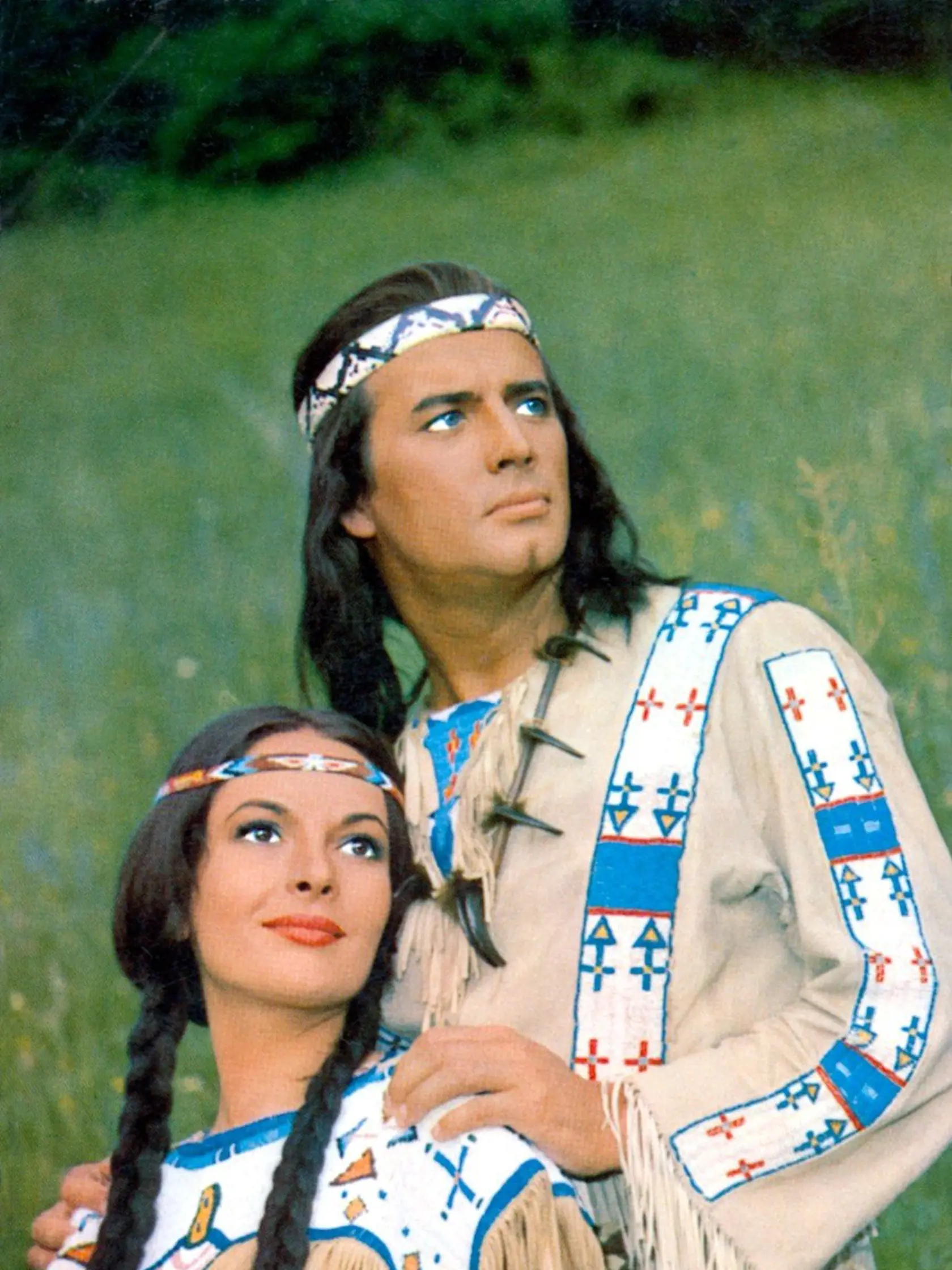 Vinnetou so svojou filmovou láskou Ribanou. Nemecká herečka Karin Dor je už tiež v indiánskom nebi…
