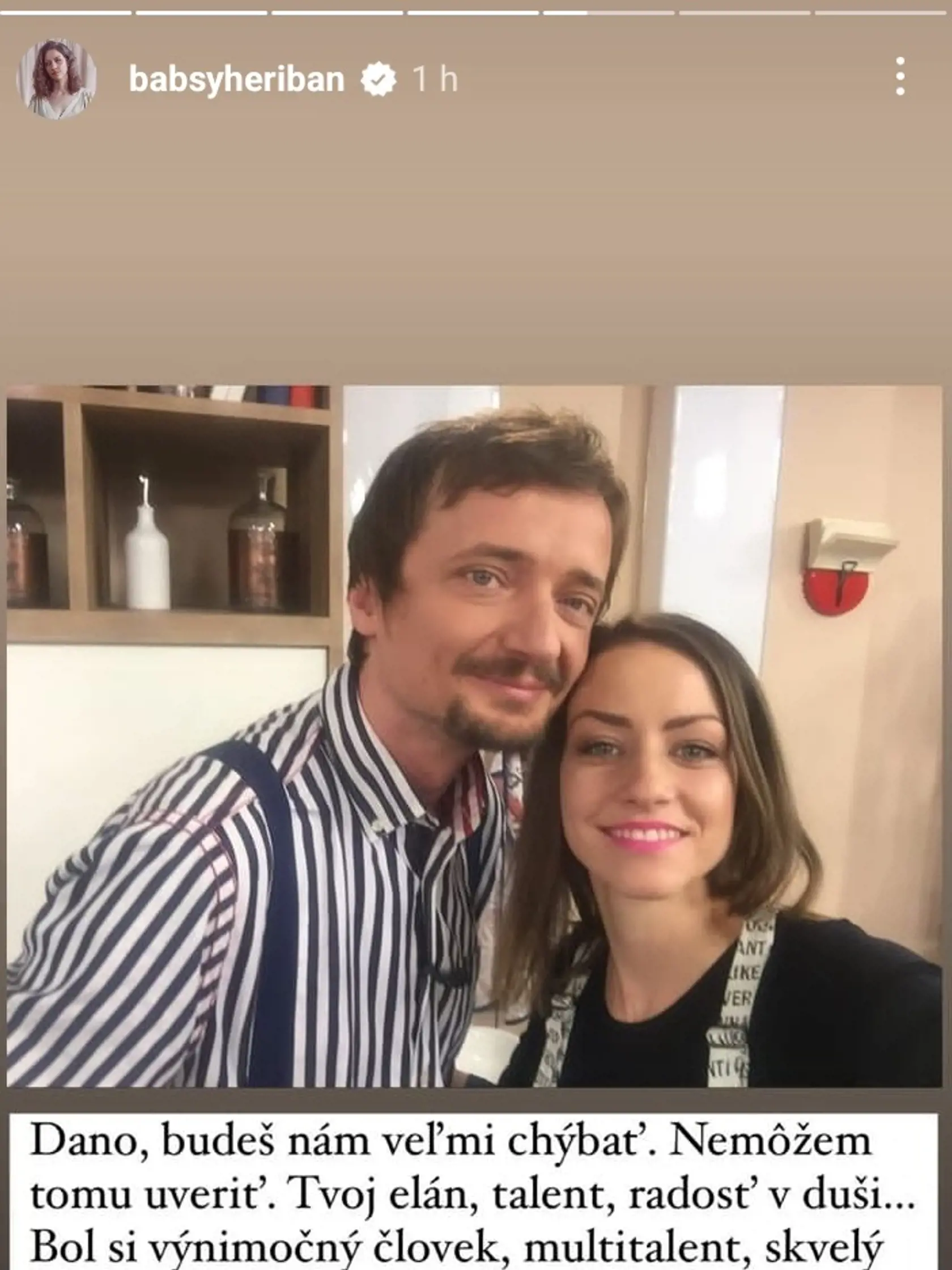 Kolegovia a kamaráti oplakávajú smrť herca Dana Heribana.