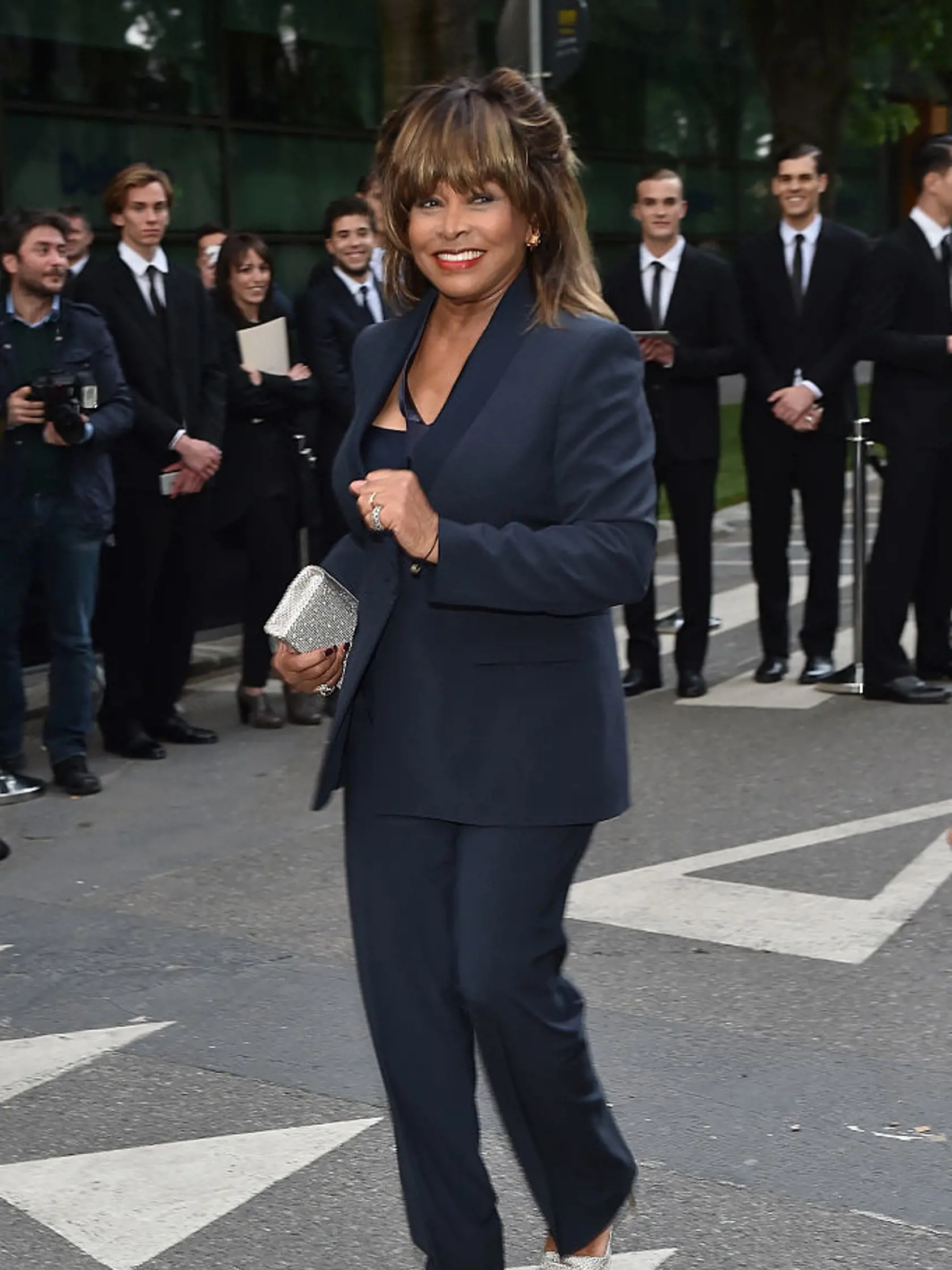 MILAN, ITALY - APRIL 30:  Tina Turner attends the Giorgio Armani 40th Anniversary  Silos Opening And Cocktail Reception on April 30, 2015 in Milan, Italy.  (Photo by Jacopo Raule/Getty Images  for Giorgio Armani)