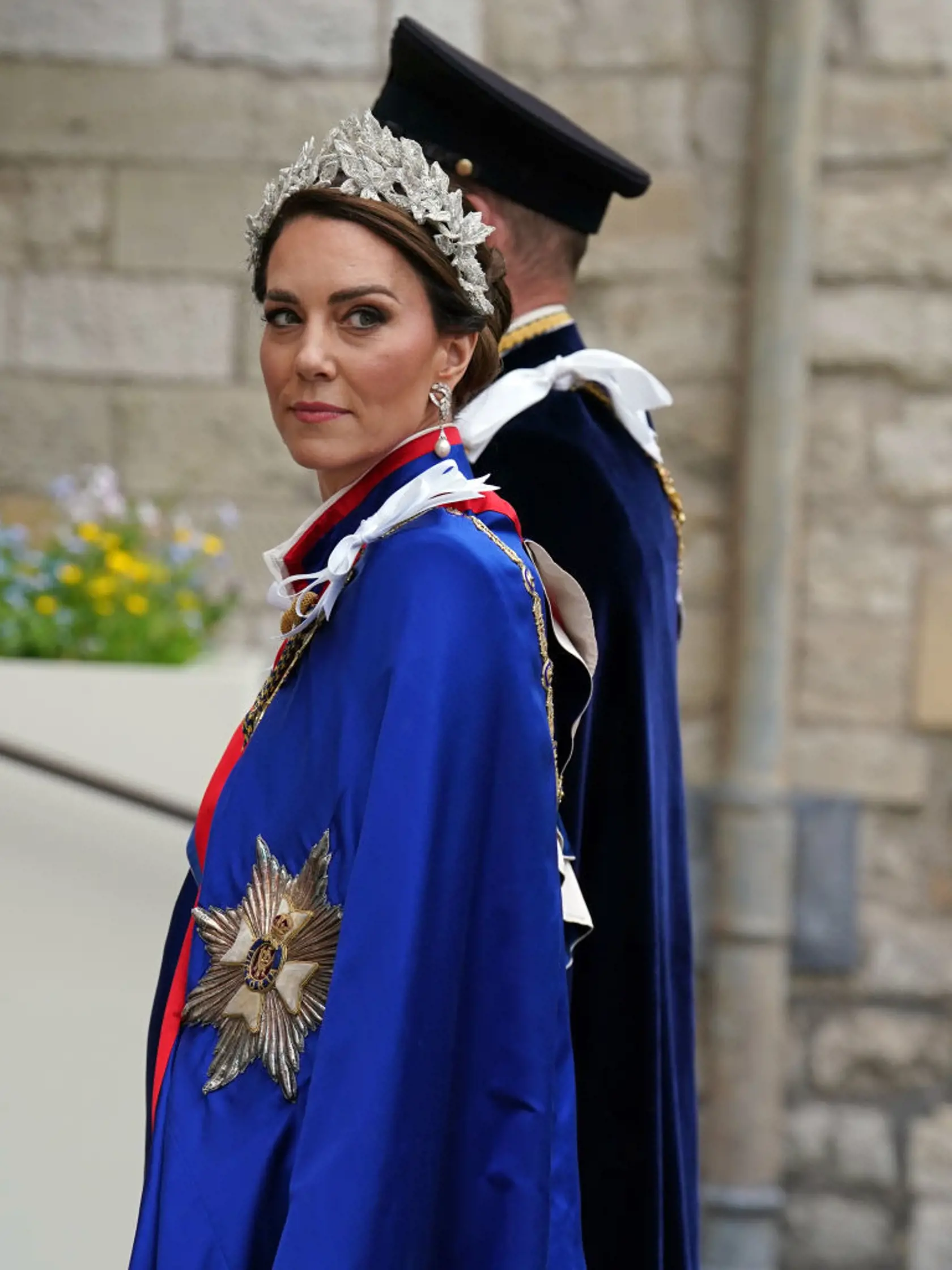 Princezná Kate na korunovácii.