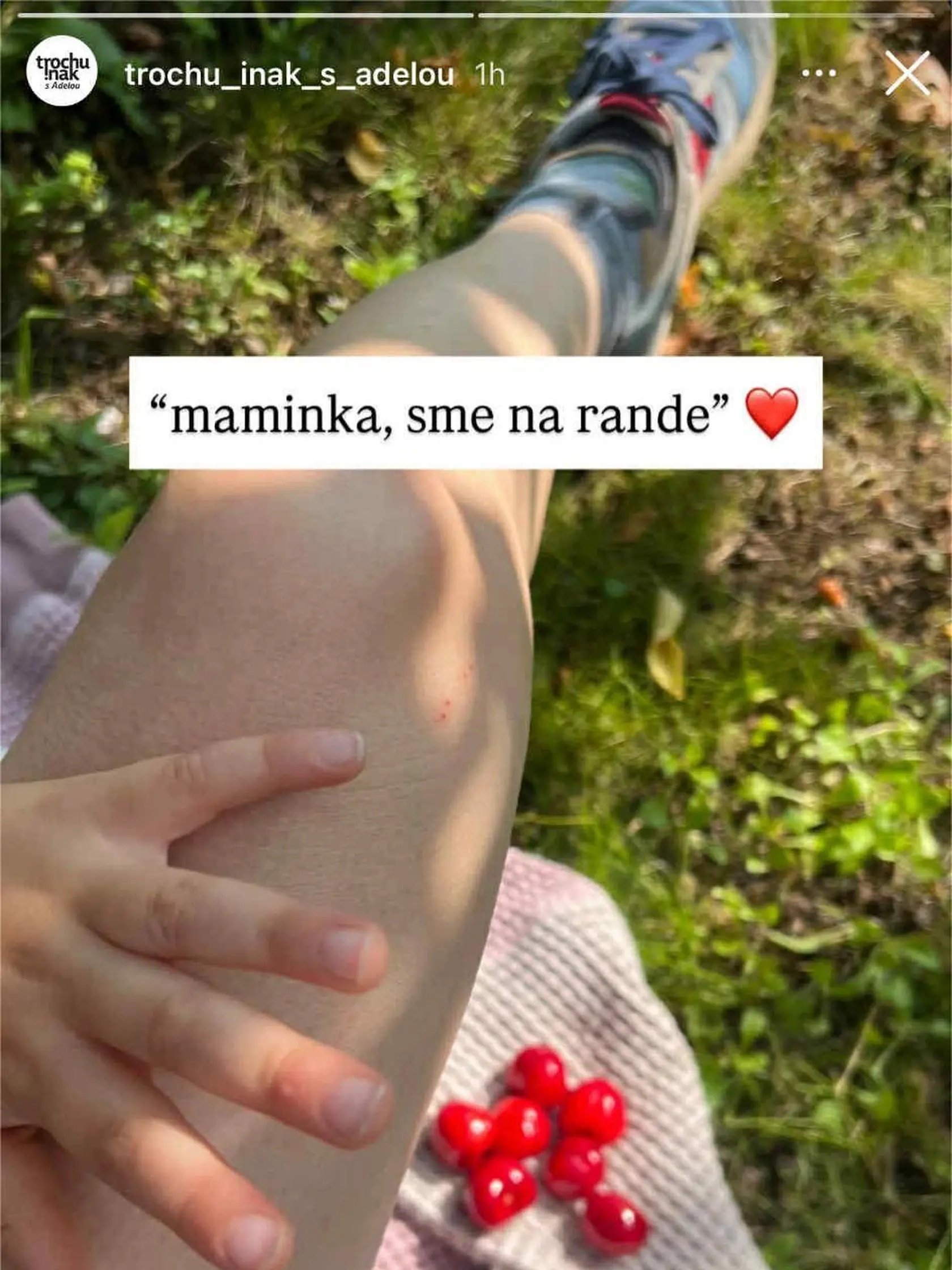 Adela s Maxom na rande.