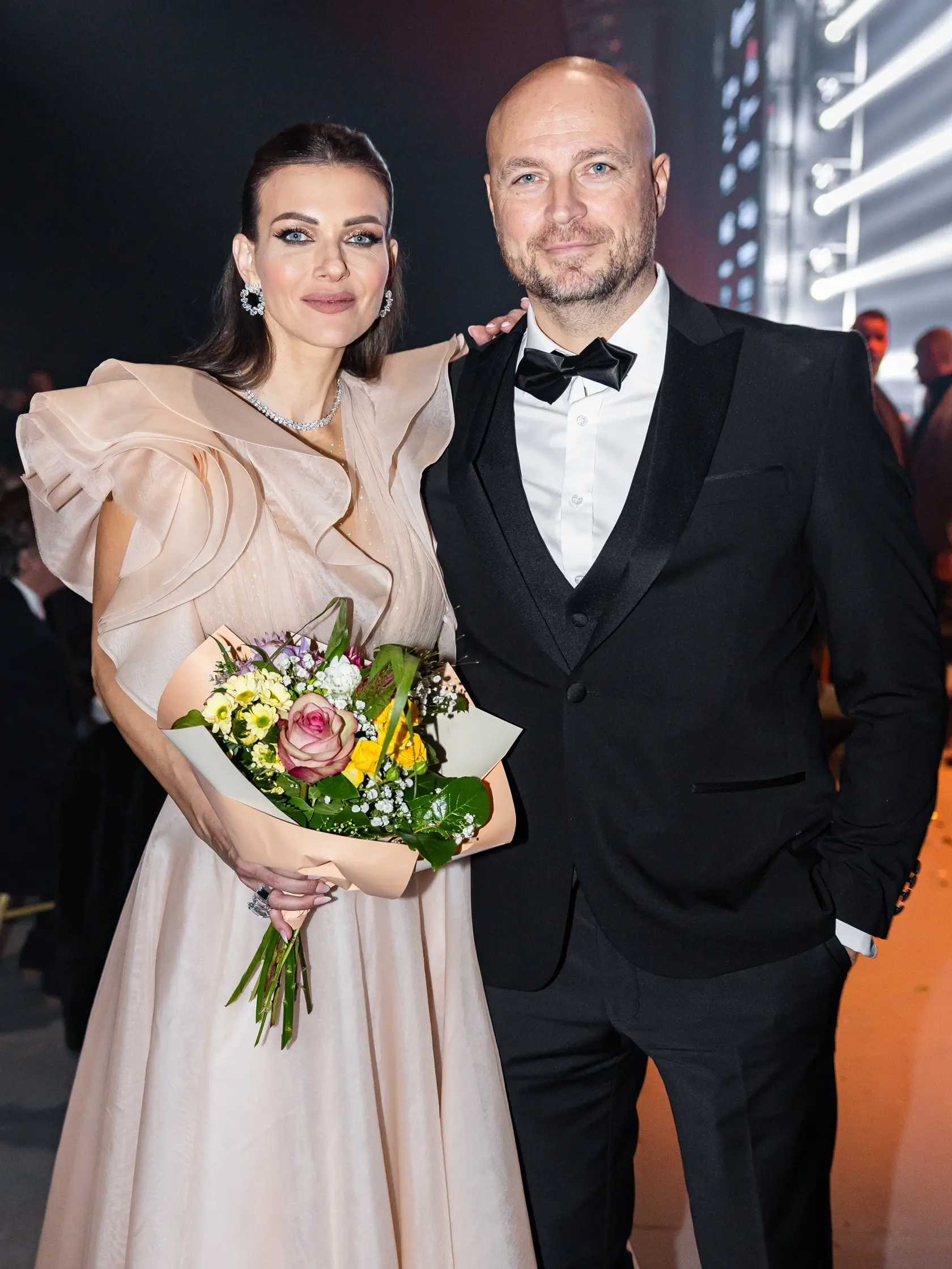 Koncert pod názvom “BOND GIRL ORCHESTRA LIVE SHOW” v Bratislave. Na snímke Martina Schindlerová a Marcel Boris.