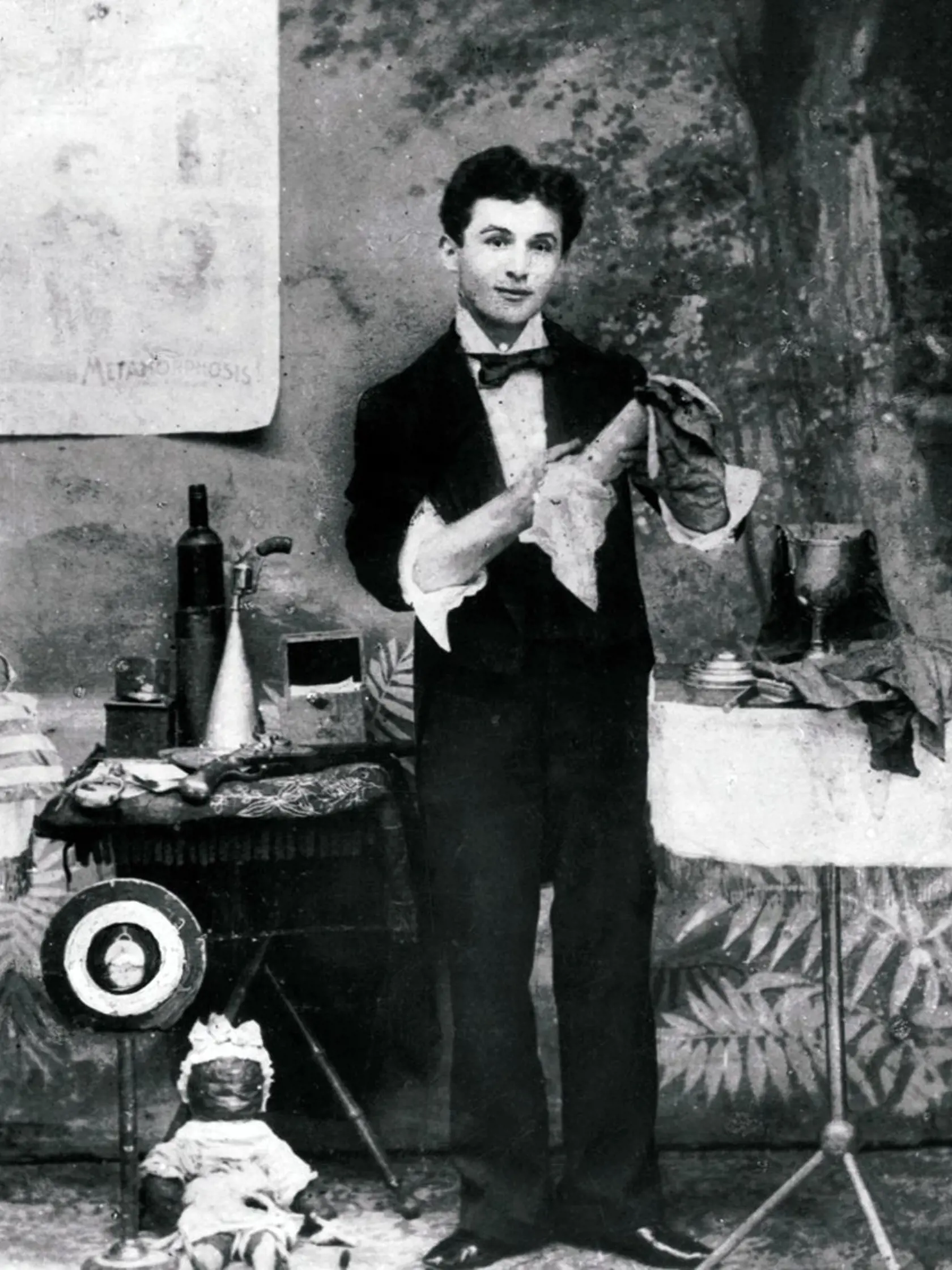 Harry Houdini na začiatku svojej kariéry.