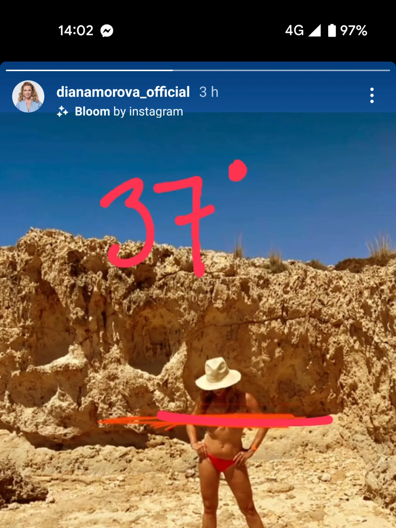 Diana si užívala dovolenku a dokonca odhodila aj vrchný diel plaviek.