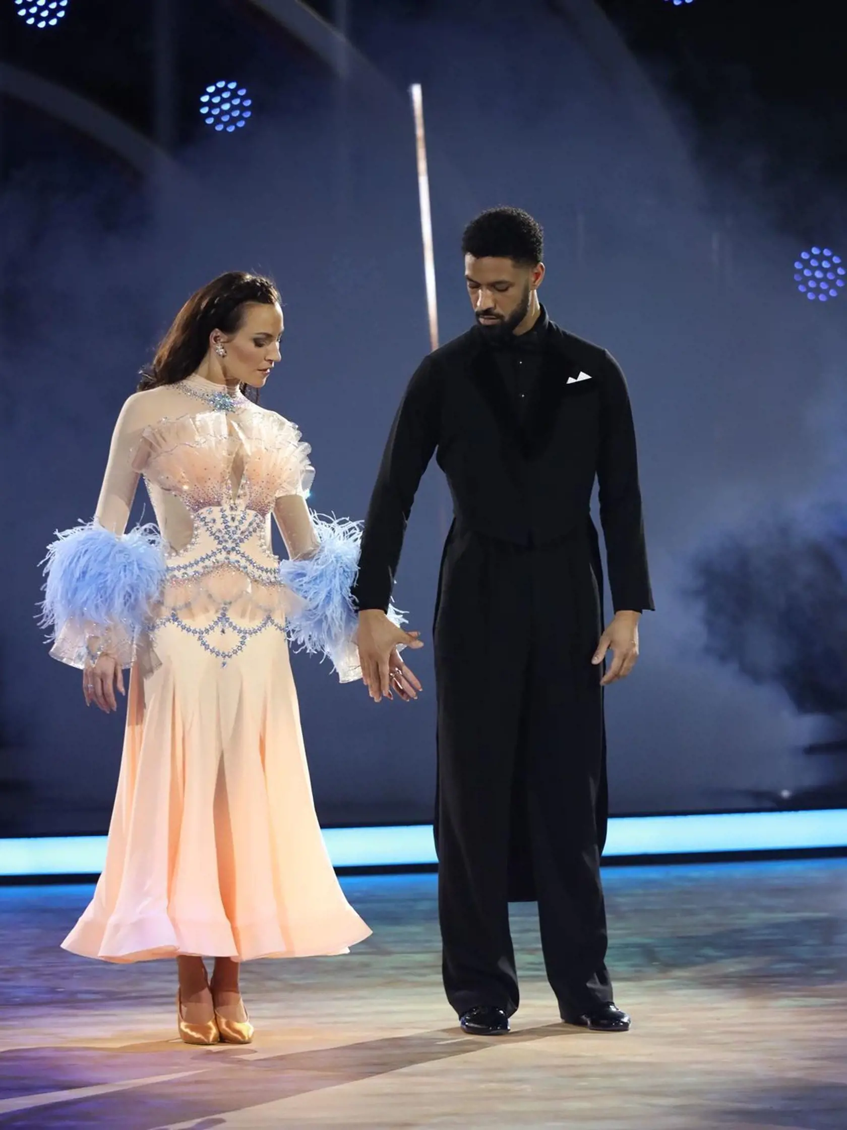 Victor Ibara a Simona Brecíková počas svojho vystúpenia.