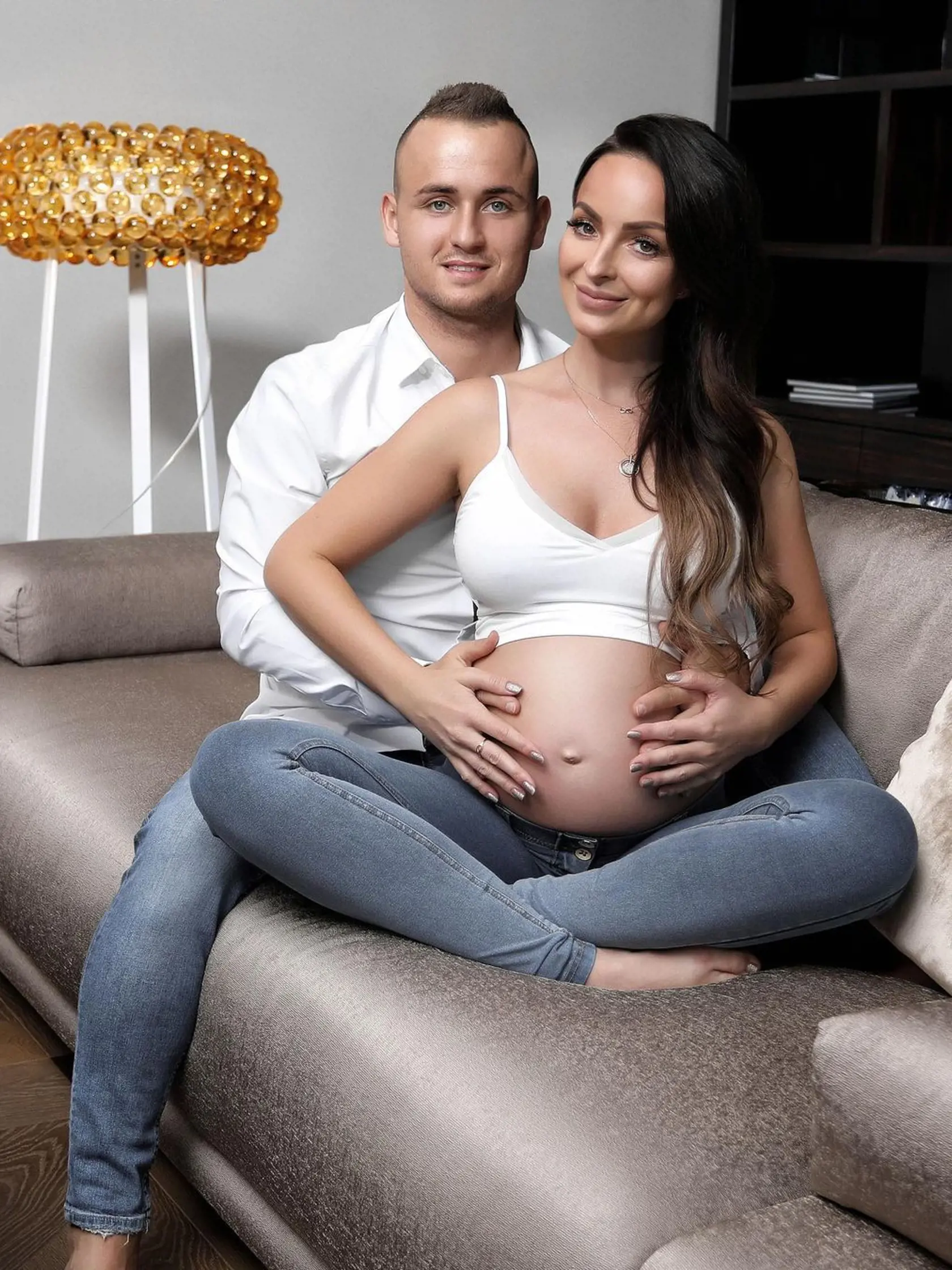 Daniela Nízlová a Stano Lobotka v čase, keď spolu čakali Lindu.