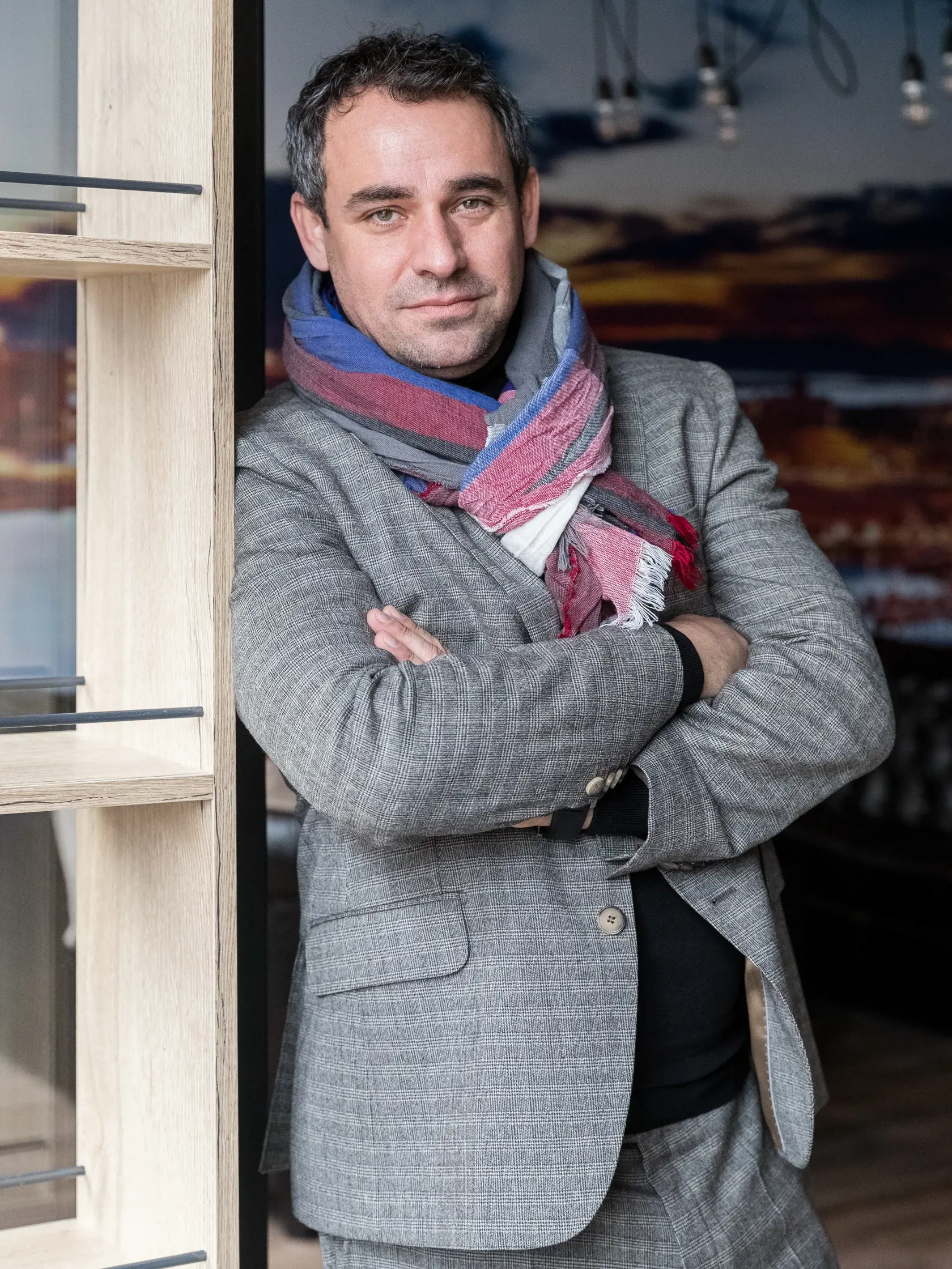 Na snímke Filip Tuma počas tlačovej konferencie Tv Markíza, na ktorej bol predstavený nový dennný seriál s názvom Oteckovia.