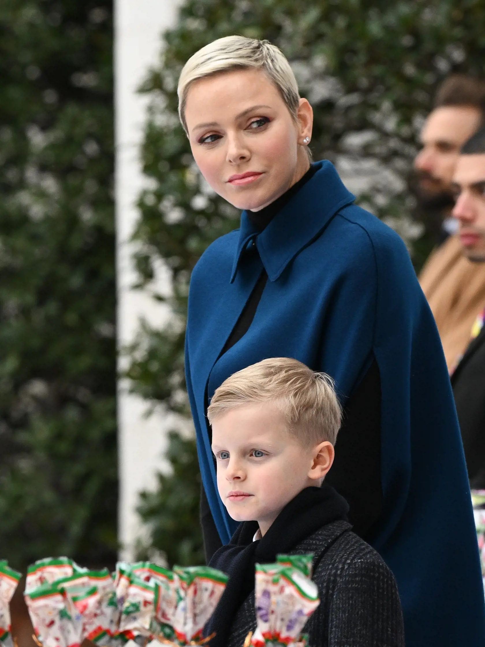 Kňažná Charlene počas Vianoc v roku 2022.