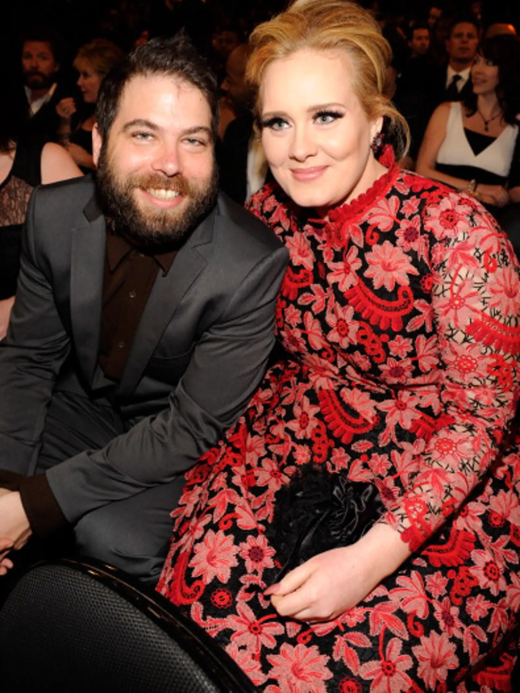 Adele so svojím exmanželom Simonom Koneckim.