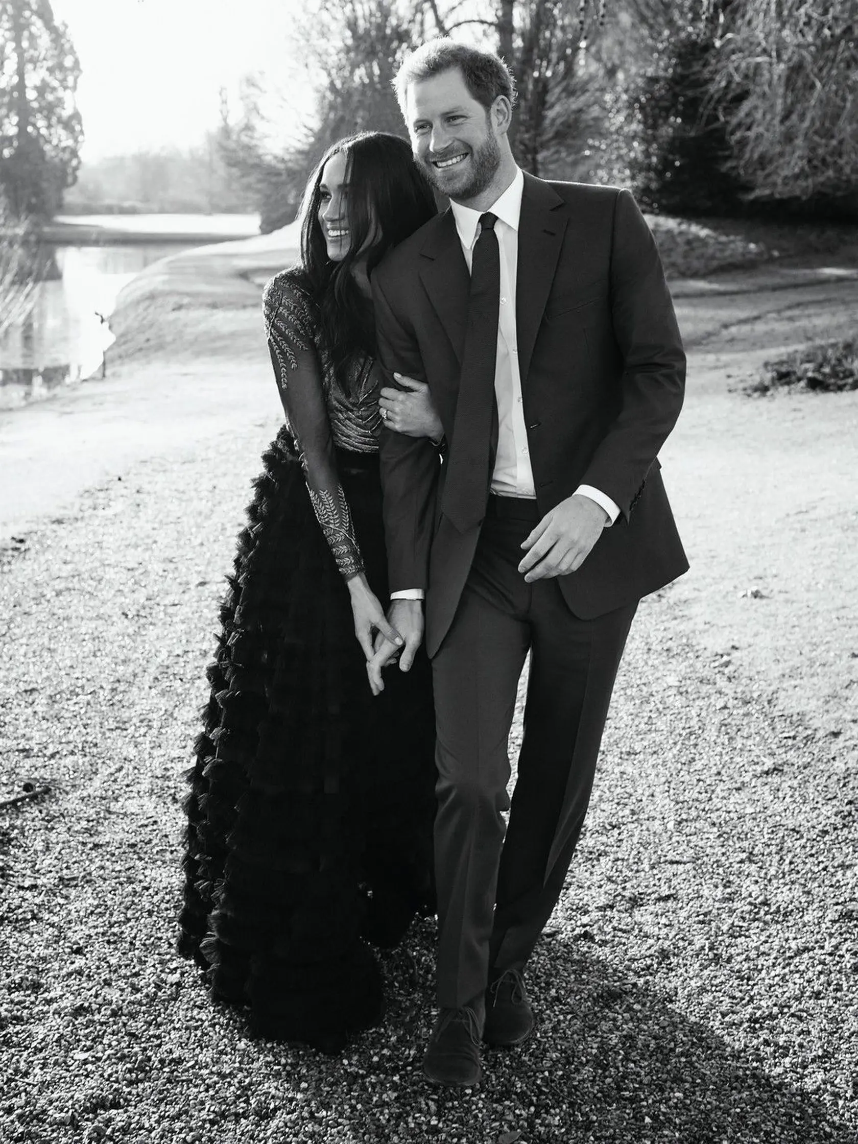 Zásnubné fotky princa Harryho a Meghan.