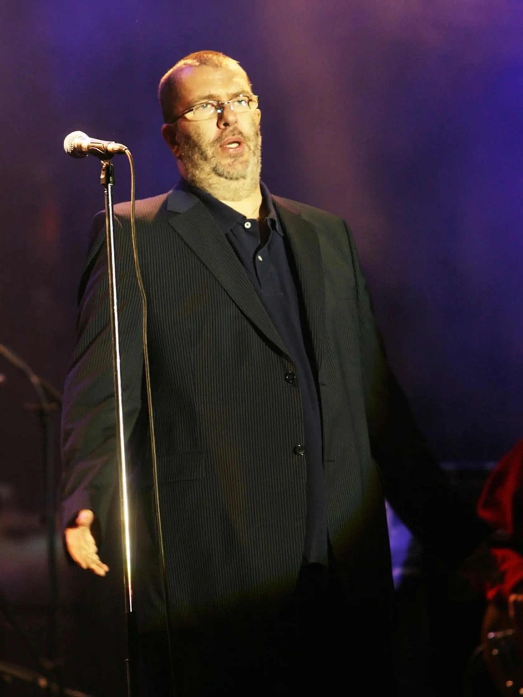 2008: Richard mal už zjavnú nadváhu a aj napriek tomu, že v roku 2007 oficiálne ukončil kariéru vystupoval.