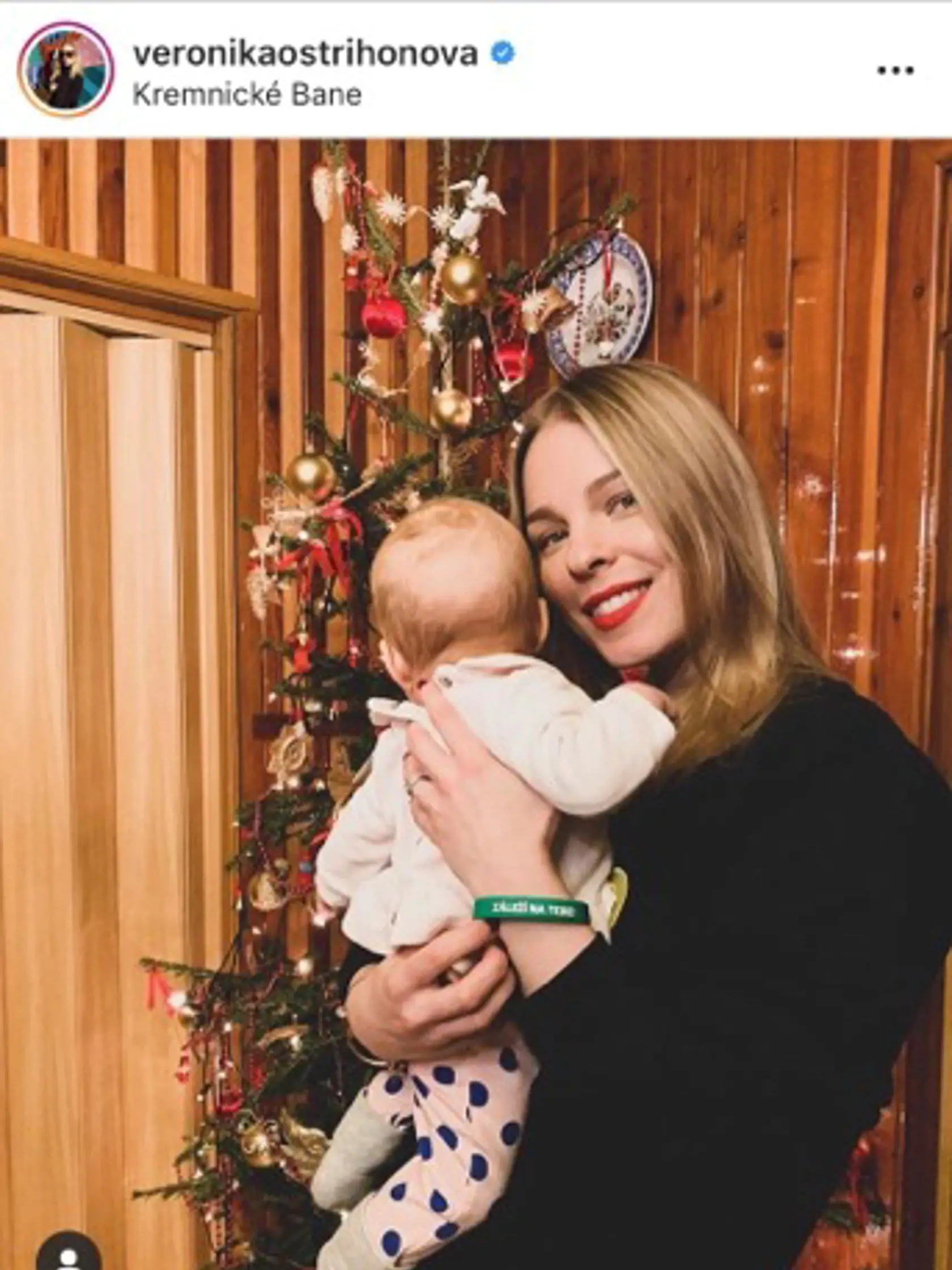 Veronika Cifrová Ostrihoňová si tohtoročné Vianoce užívala aj s milovanou Sárou.
