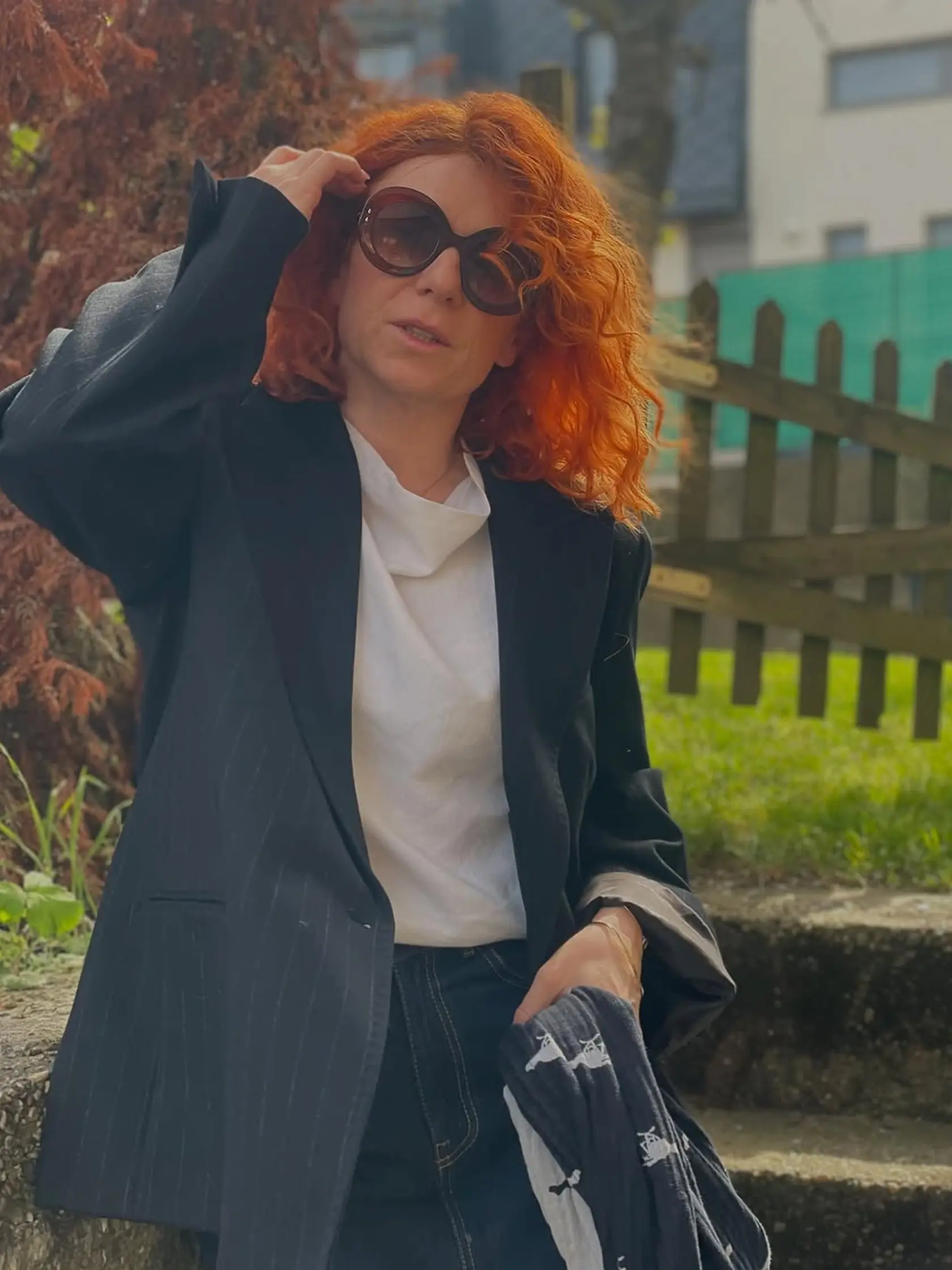 Helena Krajčiová v štýlovej klasike. 