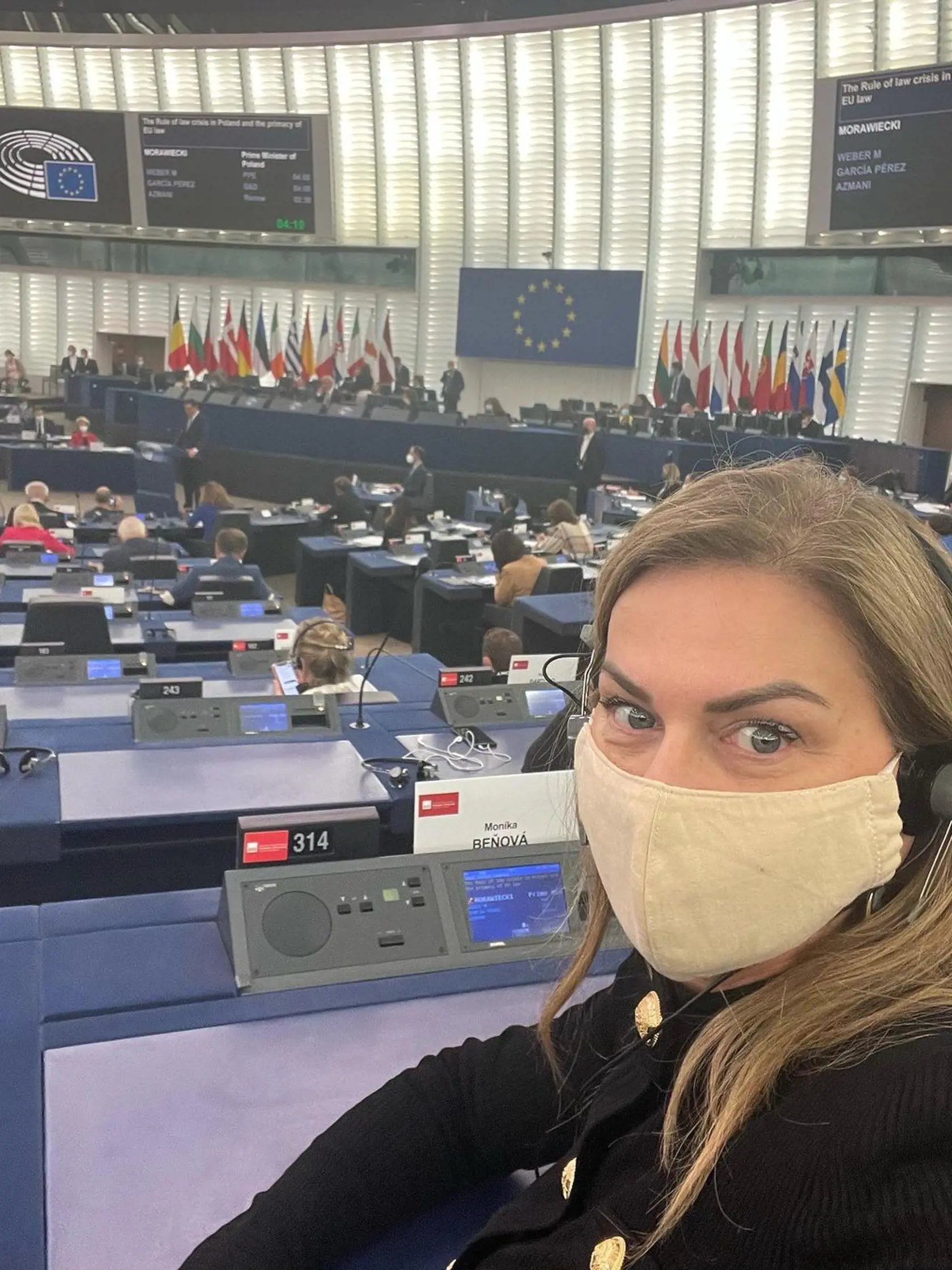 Europoslankyňa Monika Beňová.