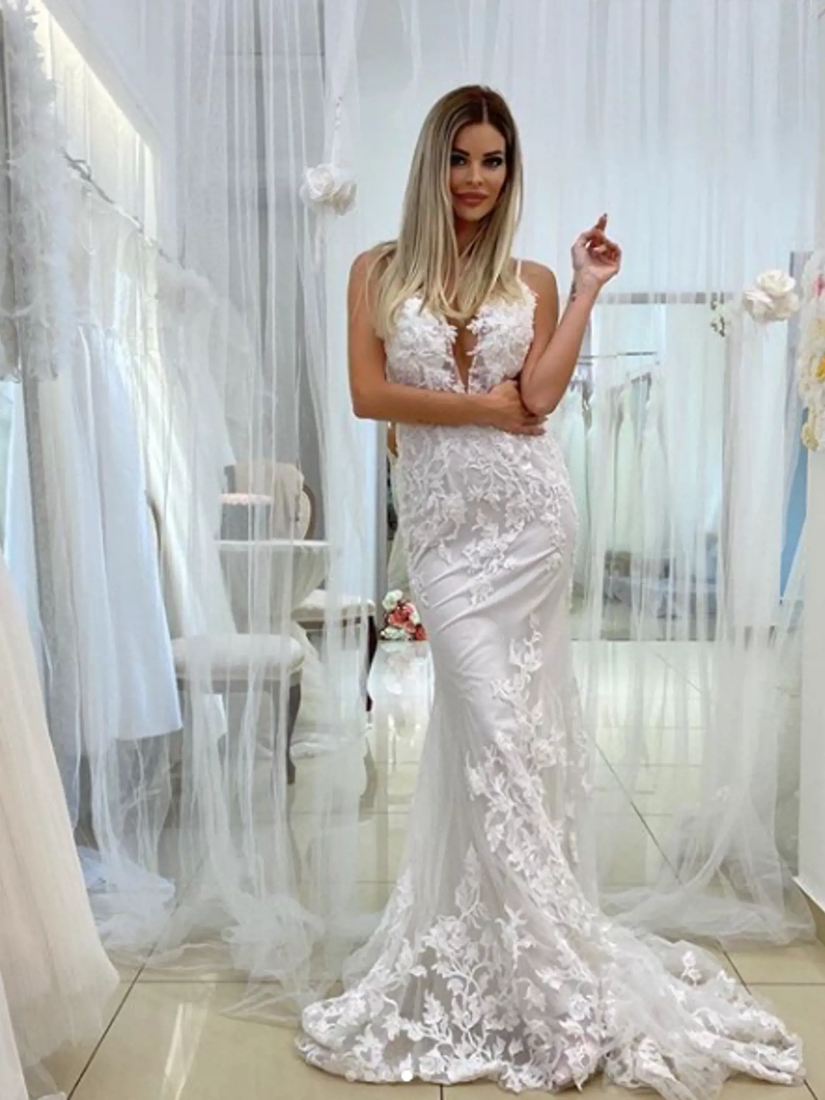 Silvia Kucherenko ako nevesta.