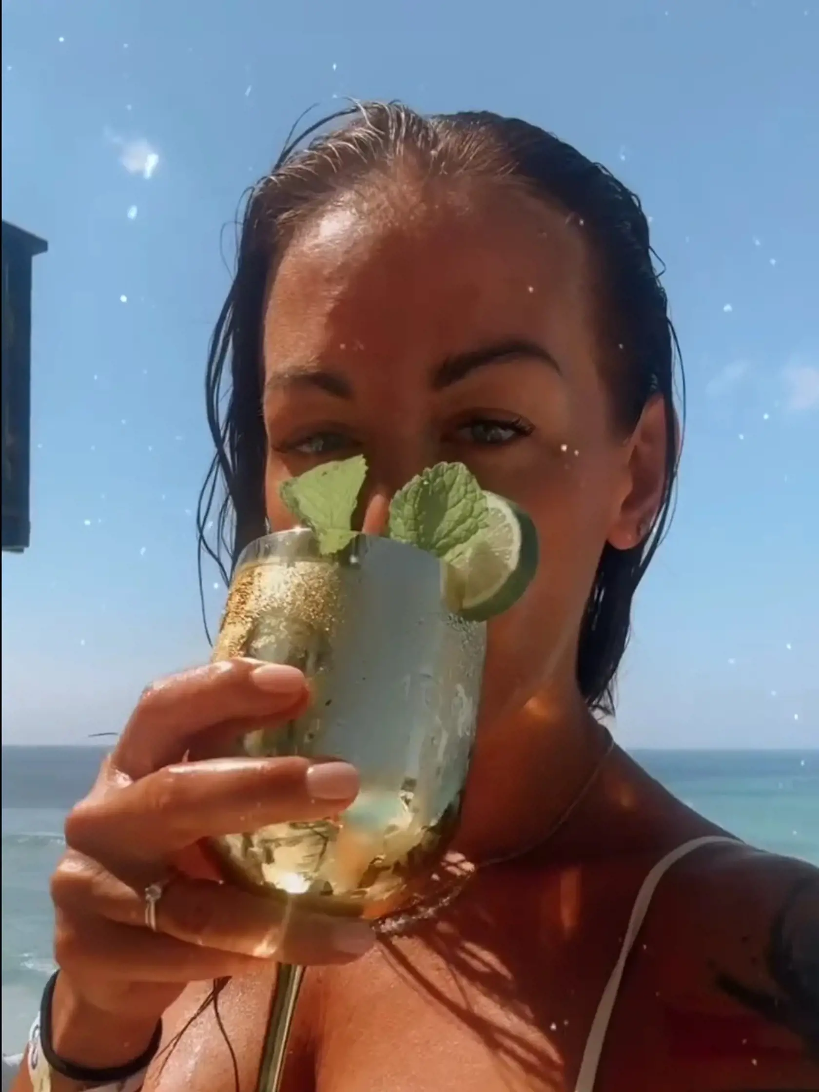 Agáta Hanychová na Bali
