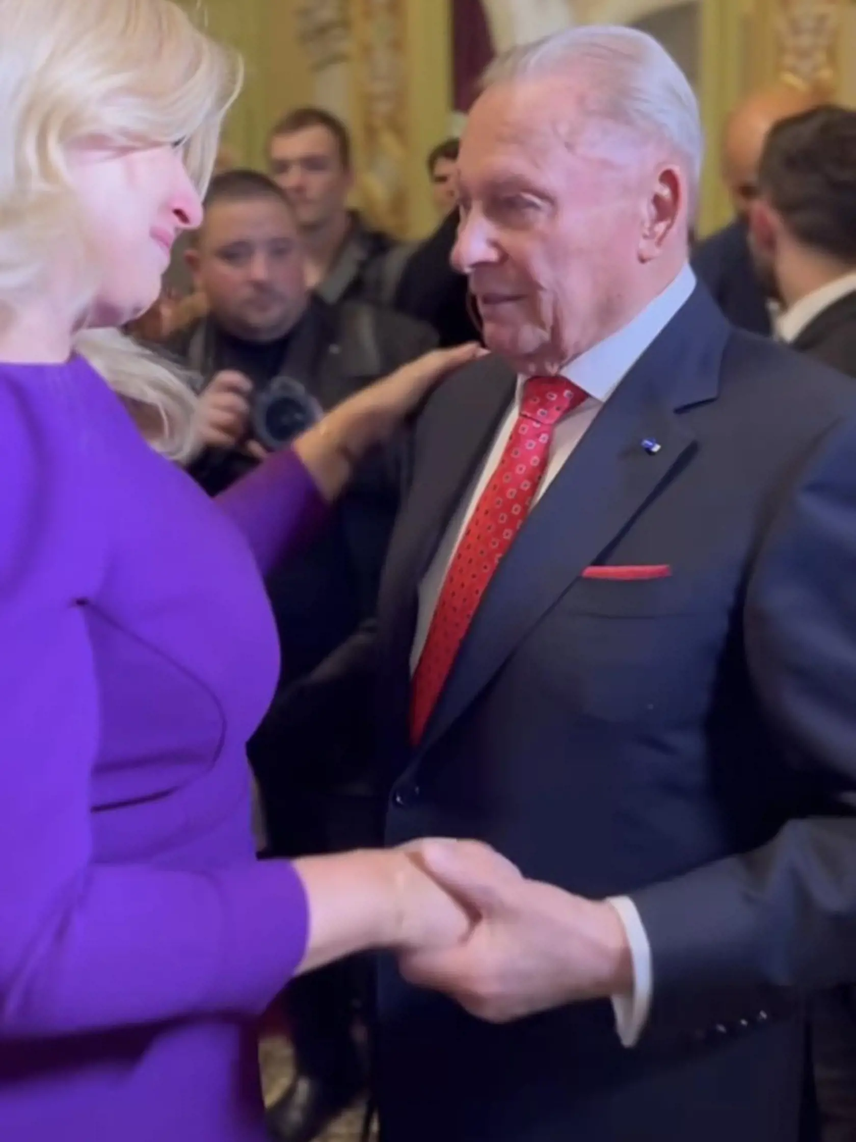 Rudolf Schuster a Zuzana Čaputová.