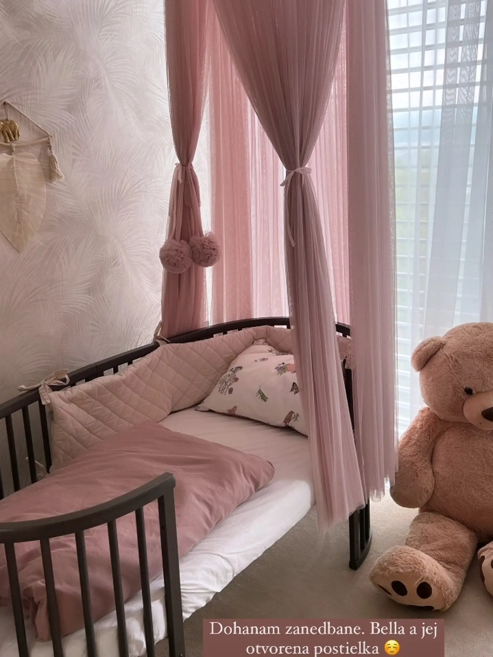 To je nádhera: Ivana Gáborík ukázala postieľku pre staršiu dcérku Bellu.